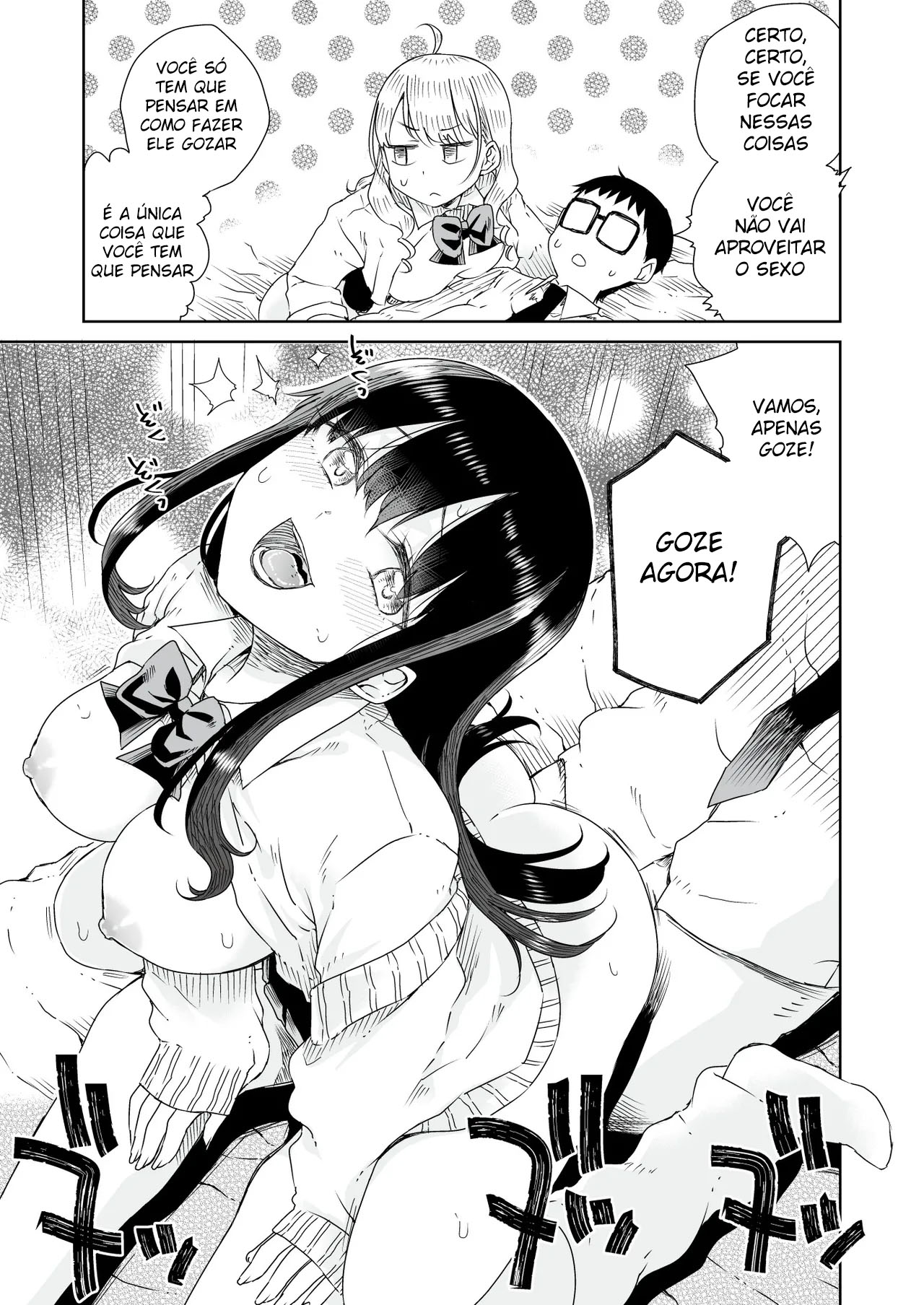 Otagal ~Perdendo A Virgindade Com Uma Gyaru Loira e Outra Morena Que São Gentis Com Otakus~ - Foto 38