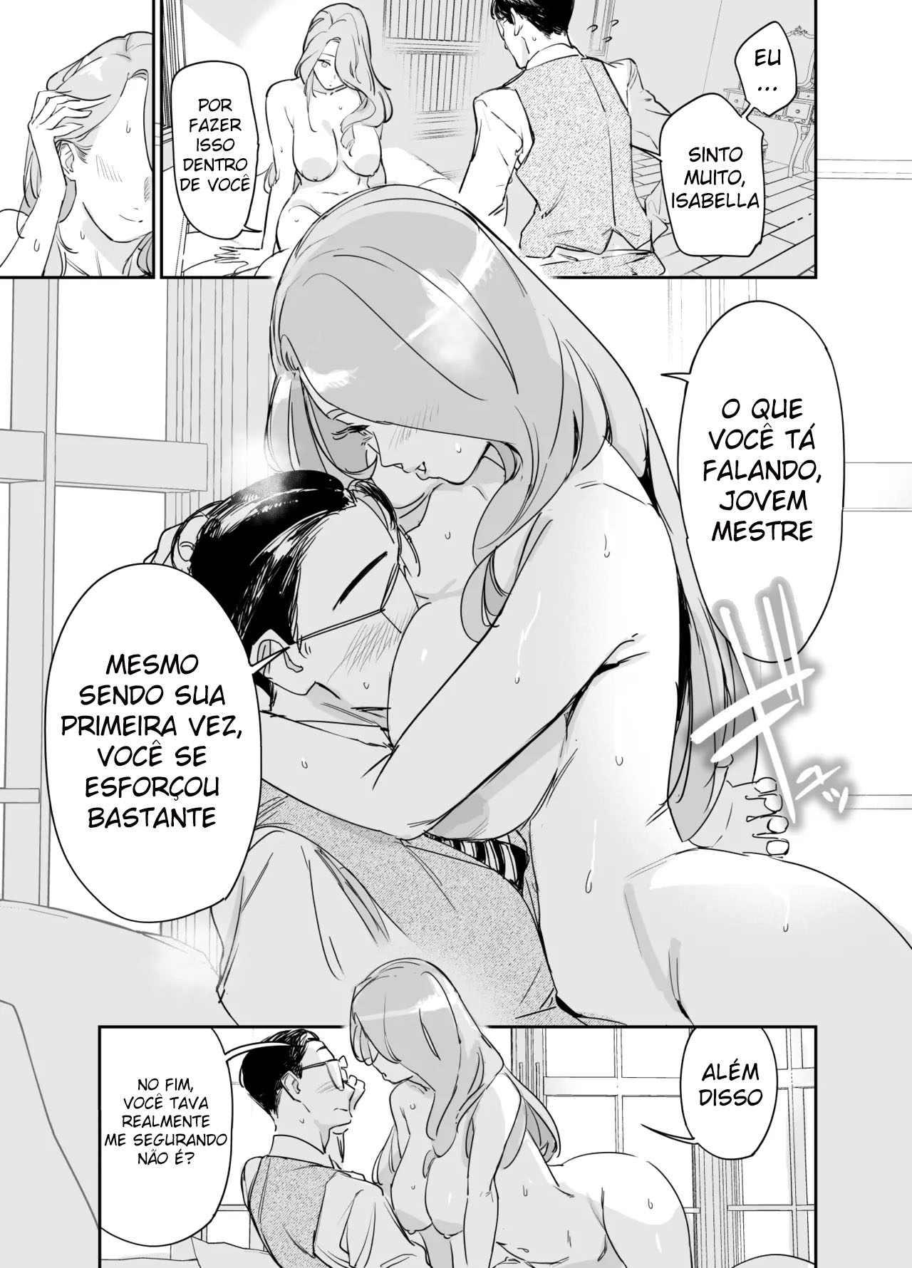 A Primeira Vez Com Minha Empregada Isabella ~Se Deseja Meu Leite, Por Favor Me Engravide ~ - Foto 39