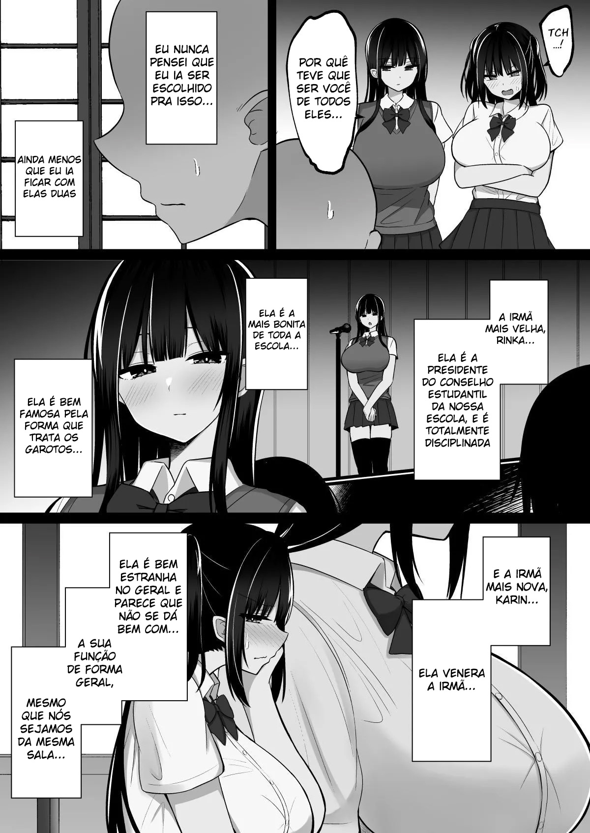 Donzelas Sagradas de Injin: Ritual de Acasalamento com Duas Irmãs Miko Peitudas — Presas no Santuário do Deus da Luxúria! - Foto 4