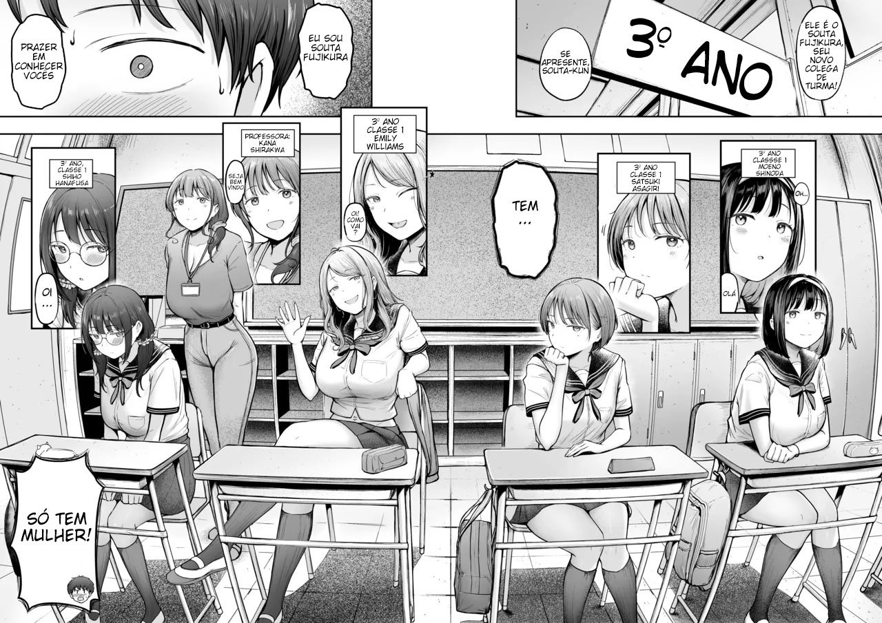 Fui Transferido Para uma Escola da Roça e Todas as Minhas Colegas de Classe Estão Excitadas Por Mim - Foto 4