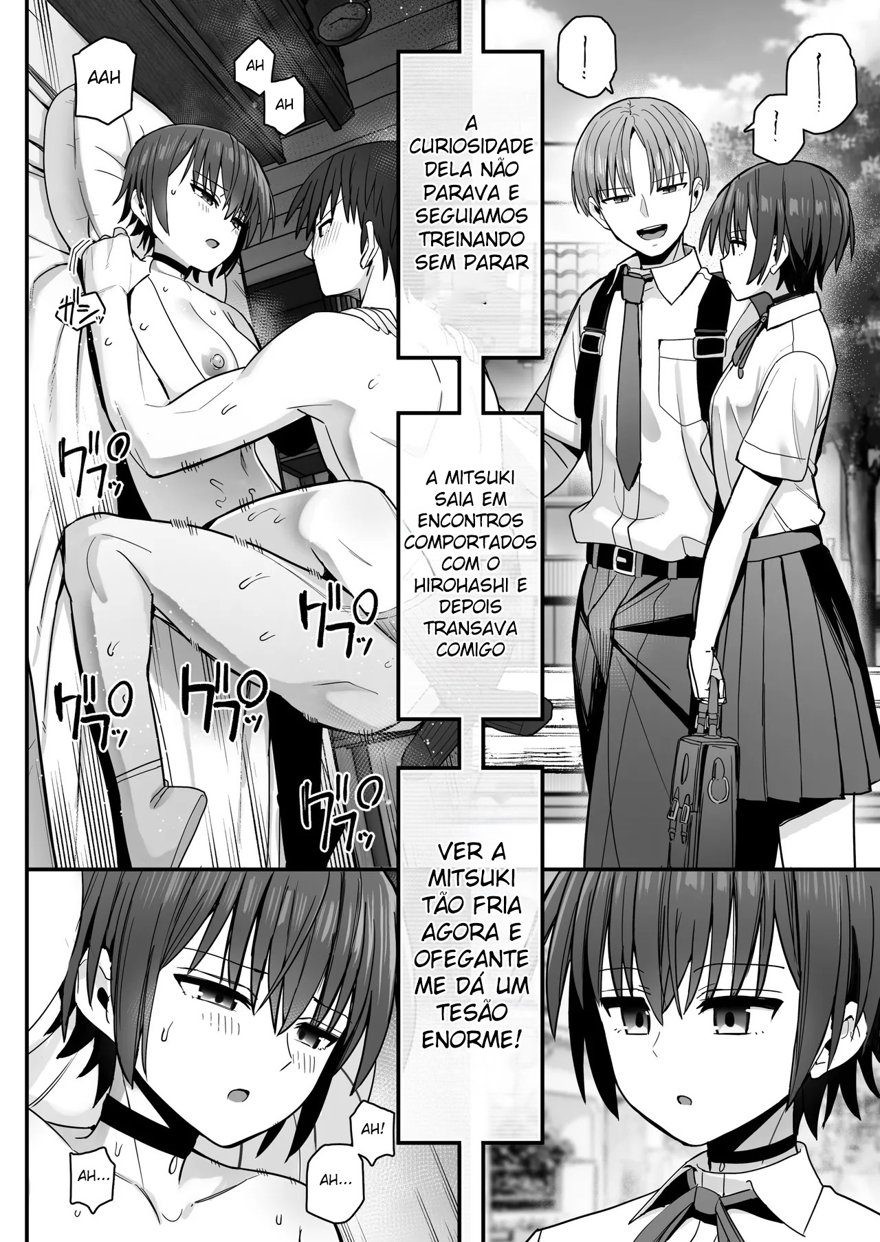 Treino de Sexo Sem Beijo Com a Amiga de Inf*** Tomboy Que Sempre Amei - Foto 39