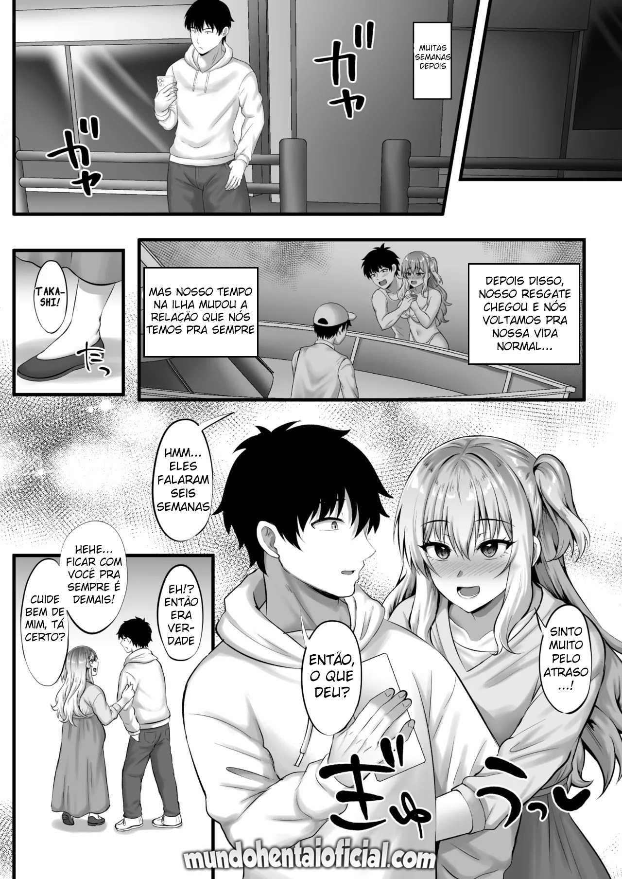 O Diário do Naufrágio da Gyaru e Eu ~ Vivendo Um Romance Grudento Só Nós Dois Em Uma Ilha Deserta ~ - Foto 41