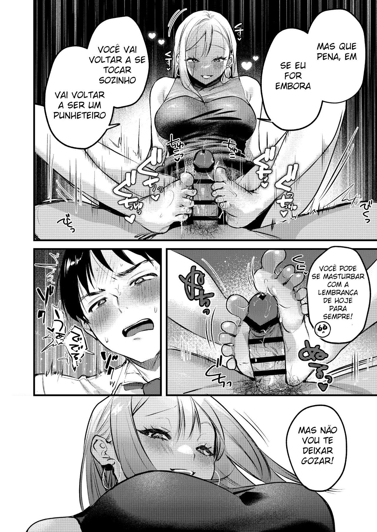 Um Assalariado Viciado em Masturbação Vira Brinquedo Sexual de Uma Gyaru - Foto 41