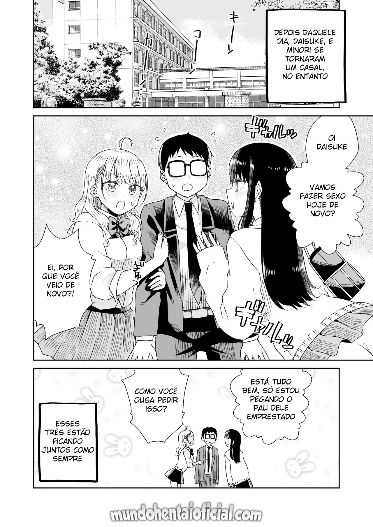 Otagal ~Perdendo A Virgindade Com Uma Gyaru Loira e Outra Morena Que São Gentis Com Otakus~ - Foto 43