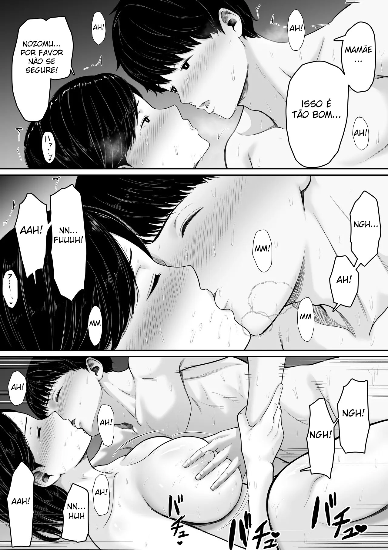 Eu Li Em Um Mangá Hentai Que, Se Você Pedir, Elas Deixam Você Transar, Então Tentei Pedir para a Minha Mãe - Foto 45