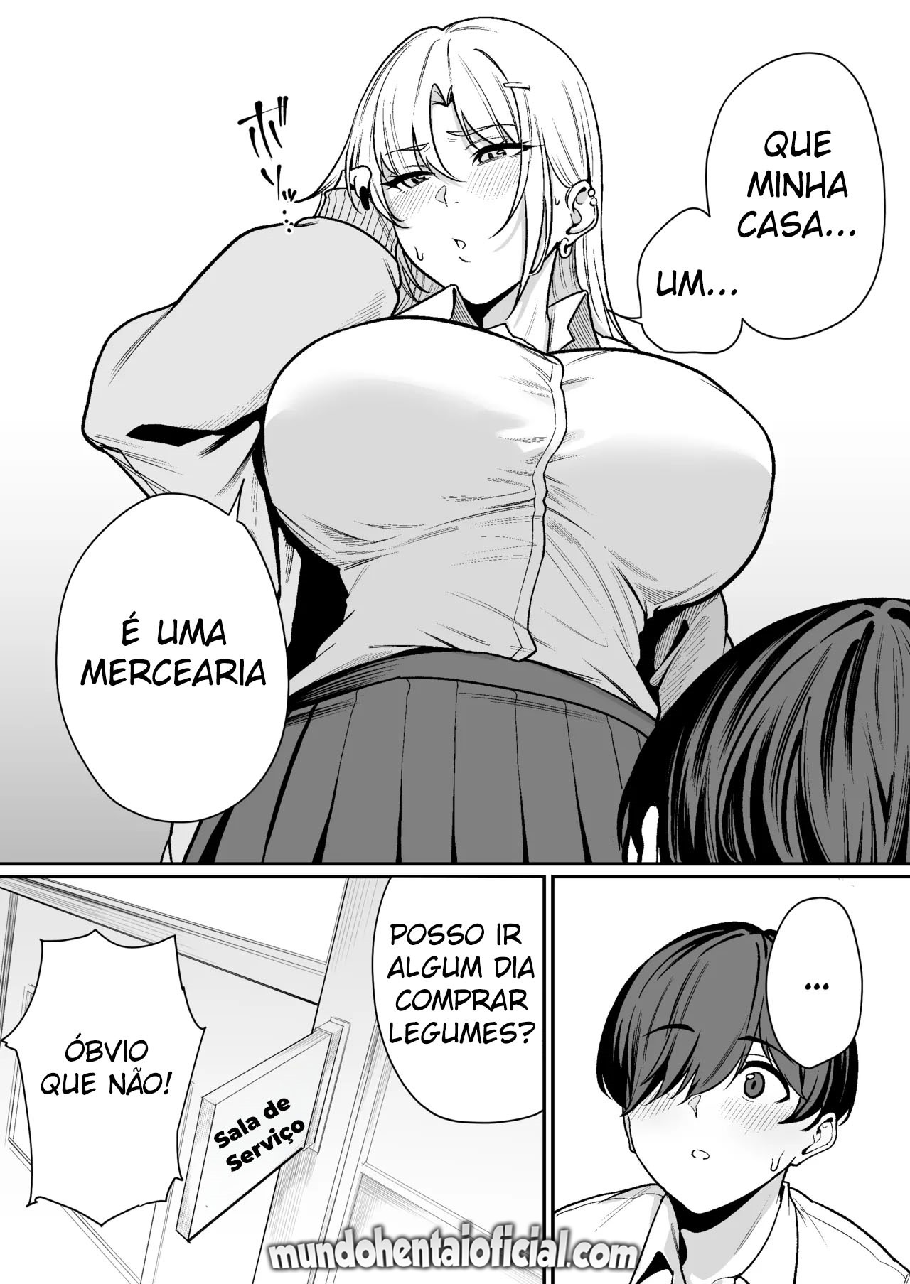 Agora Que Sou um Aluno de ‘Tratamento Especial’, Vou Escolher a Gyaru Mal-Comportada! – Umezu-san, Quer Sempre Coloca a Bunda na Minha Mesa – - Foto 46