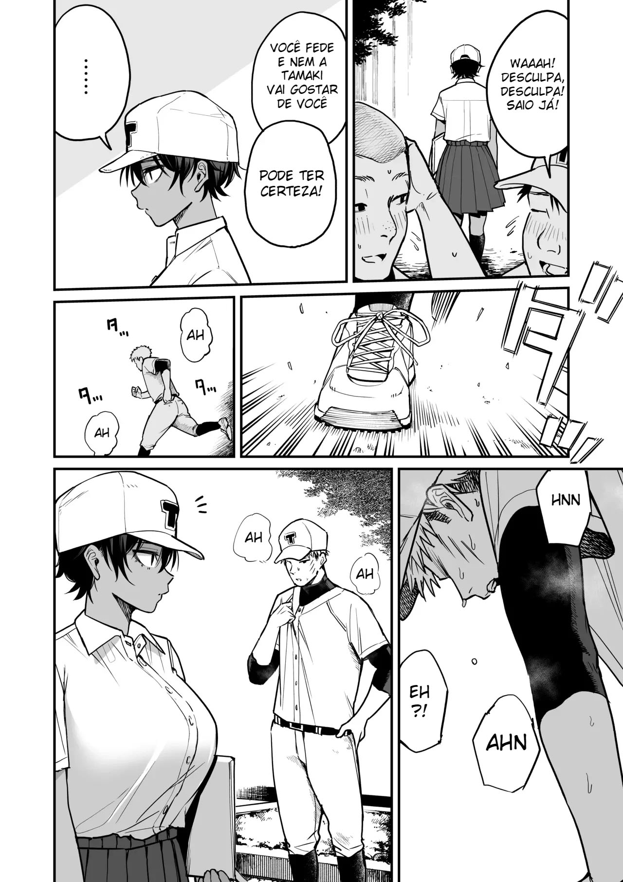 Descobri a Fraqueza da Técnica de Baseball Mal-humorada e de Pele Morena - Foto 53