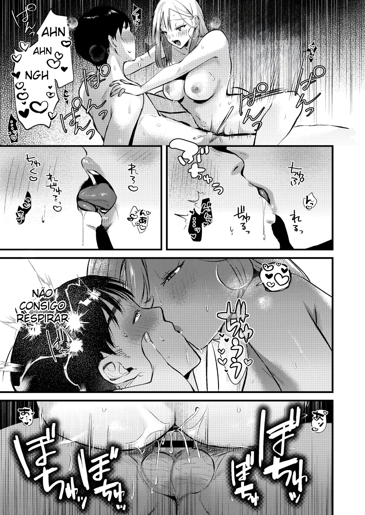Um Assalariado Viciado em Masturbação Vira Brinquedo Sexual de Uma Gyaru - Foto 56