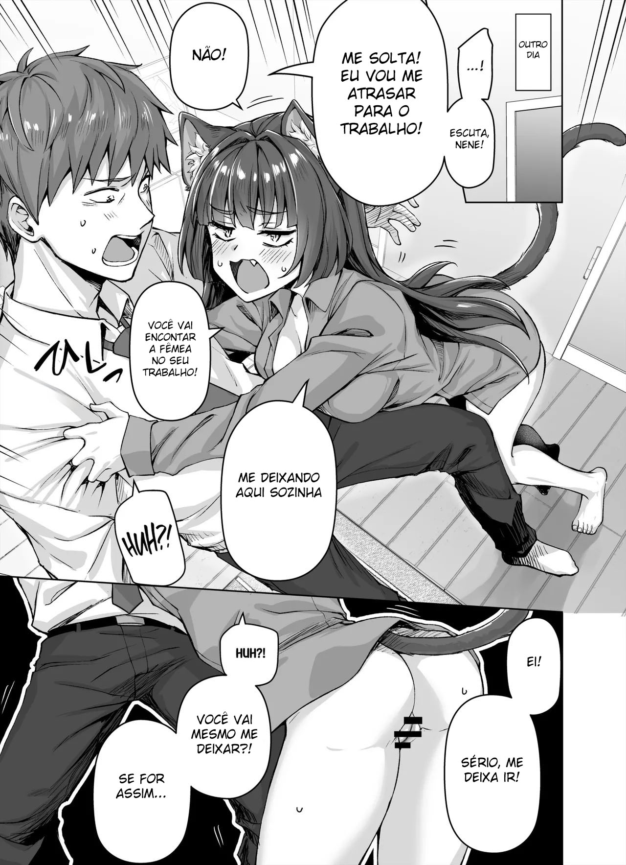 A História Sobre Minha Gata De Estimação Yandere Me Espremendo Até Secar - Foto 57