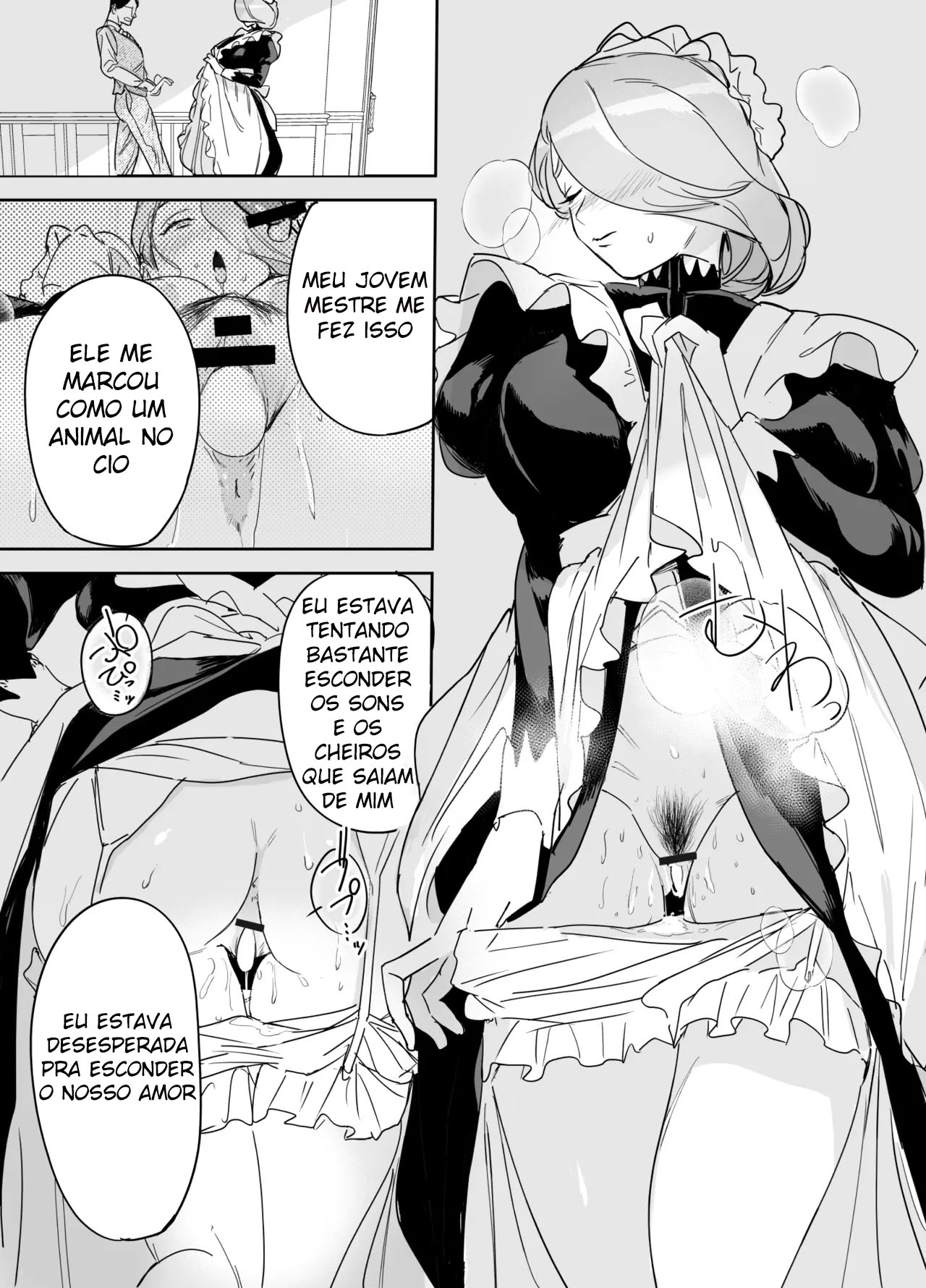 A Primeira Vez Com Minha Empregada Isabella ~Se Deseja Meu Leite, Por Favor Me Engravide ~ - Foto 61