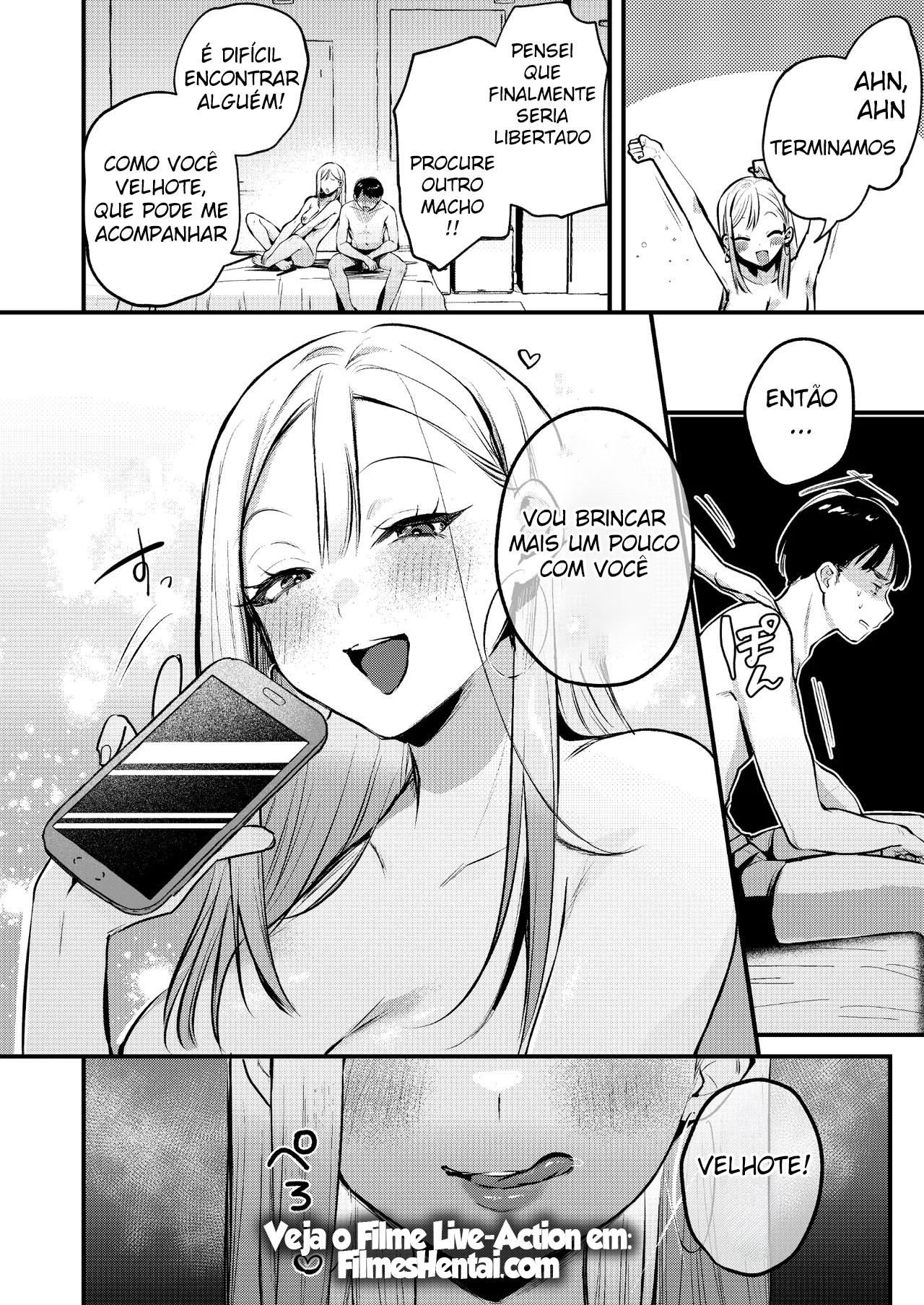 Um Assalariado Viciado em Masturbação Vira Brinquedo Sexual de Uma Gyaru - Foto 67