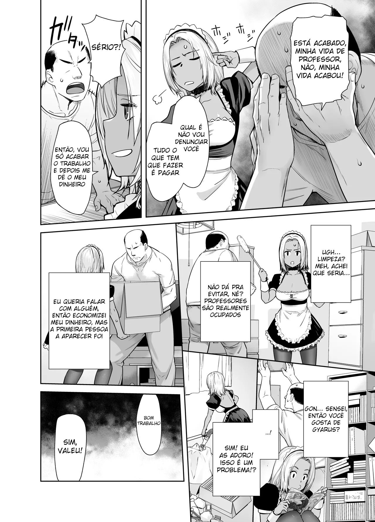 A Kuro Gal que Acabou se Tornando a Empregada do Professor Responsável - Foto 7