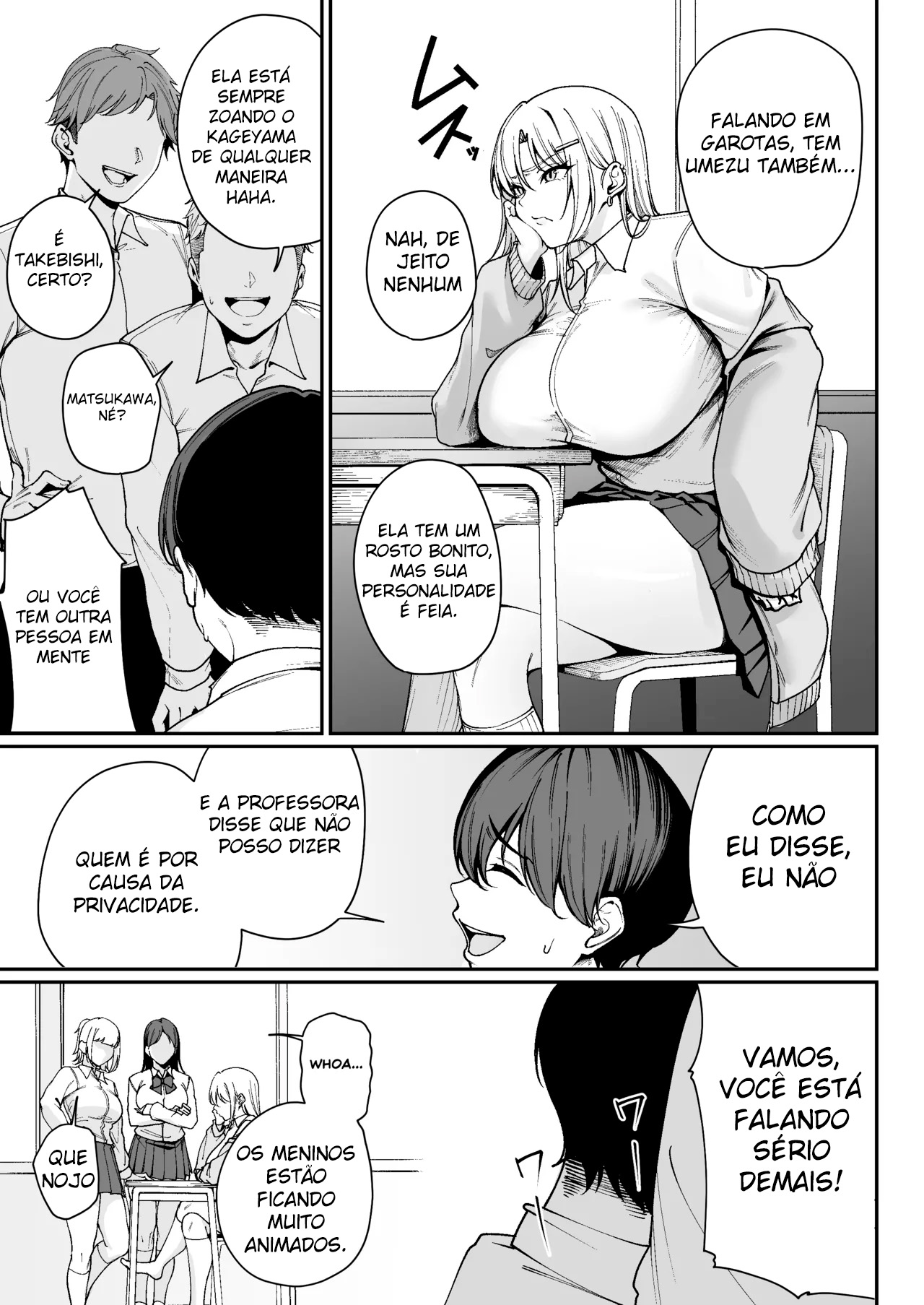 Agora Que Sou um Aluno de ‘Tratamento Especial’, Vou Escolher a Gyaru Mal-Comportada! – Umezu-san, Quer Sempre Coloca a Bunda na Minha Mesa – - Foto 8