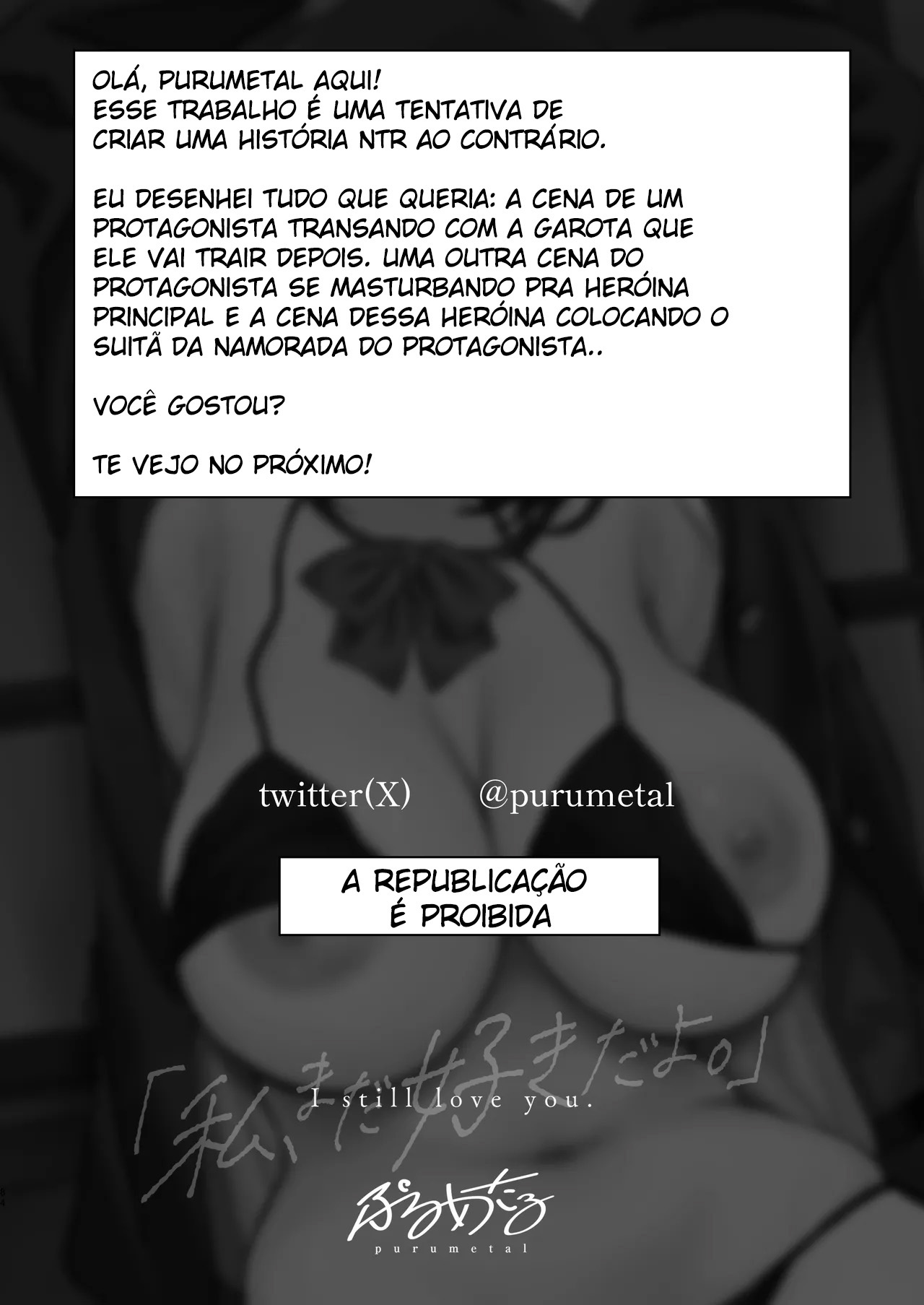 Eu Ainda Te Amo ~ Minha Ex Virou uma Idol Gravure Peituda e Me Seduz com Sexo Adúltero - Foto 85