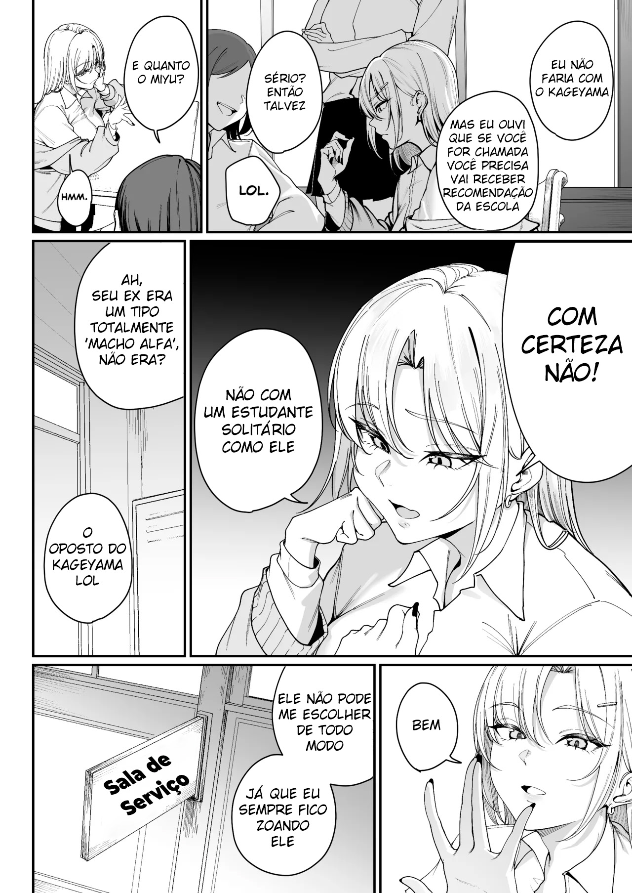 Agora Que Sou um Aluno de ‘Tratamento Especial’, Vou Escolher a Gyaru Mal-Comportada! – Umezu-san, Quer Sempre Coloca a Bunda na Minha Mesa – - Foto 9