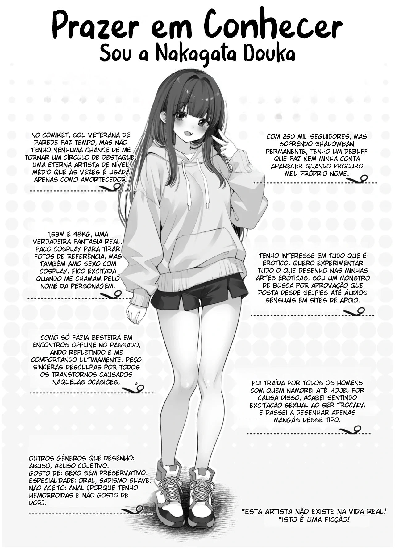 Prazer Em Te Conhecer ~ Eu Sou Uma Autora de Doujin de Nível Intermediário. - Foto 2