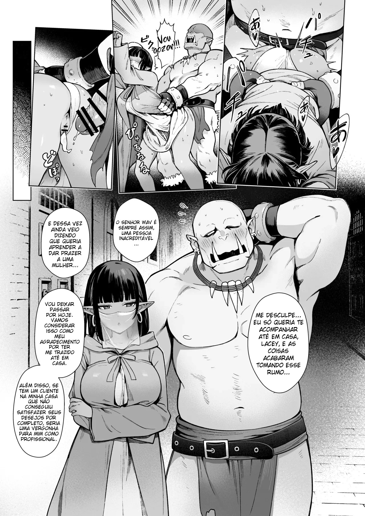 Bordel das Elfas: Quarto 3 – Lacy O Orc Virgem Que Escolheu a Elfa de Pele Morena 2 - Foto 4