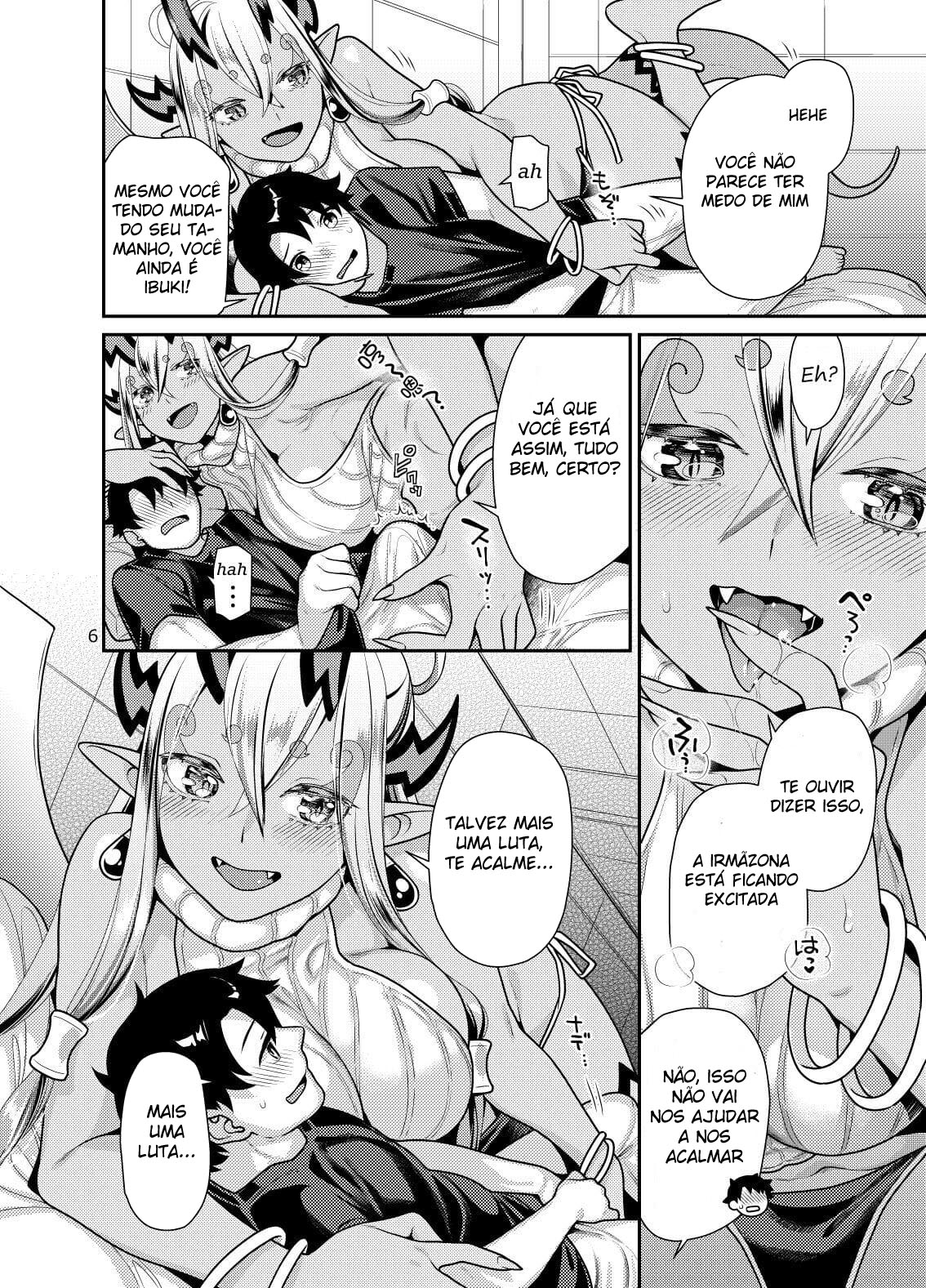 Um Livro Sobre Ficar de Chamego Com a Ibuki Douji Grandona - Foto 5