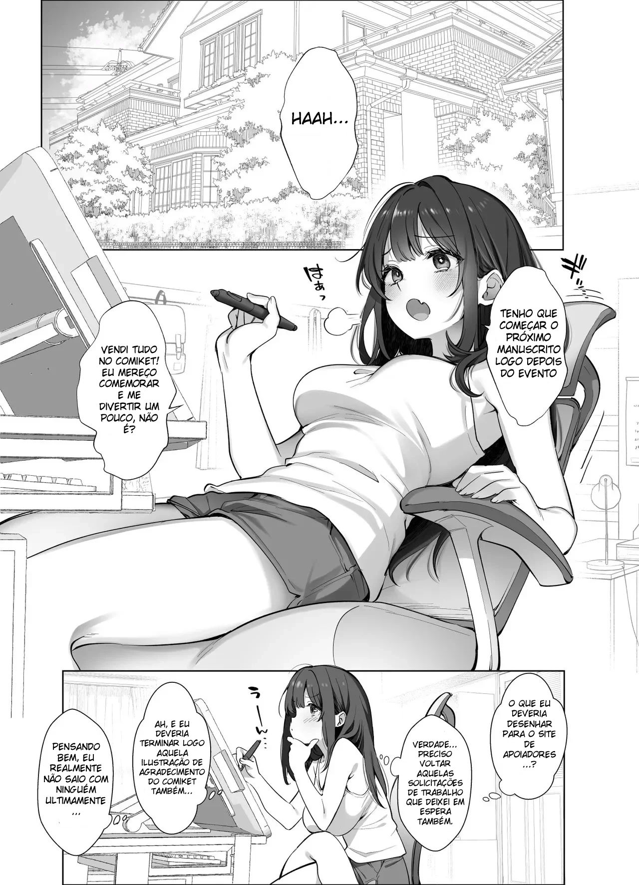 Prazer Em Te Conhecer ~ Eu Sou Uma Autora de Doujin de Nível Intermediário. - Foto 6