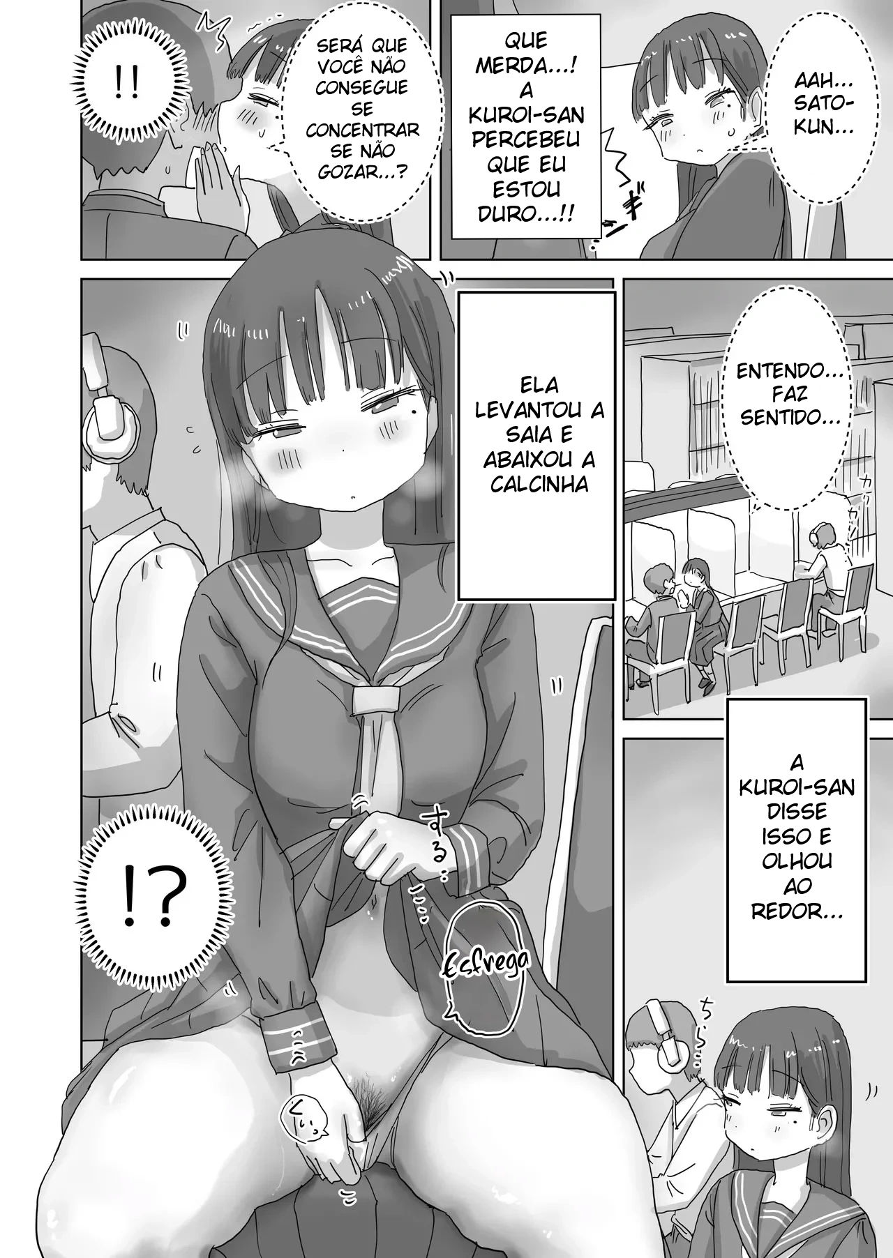 Gozei Discretamente na Minha Colega de Classe Em Um Trem Lotado 3 - Foto 8