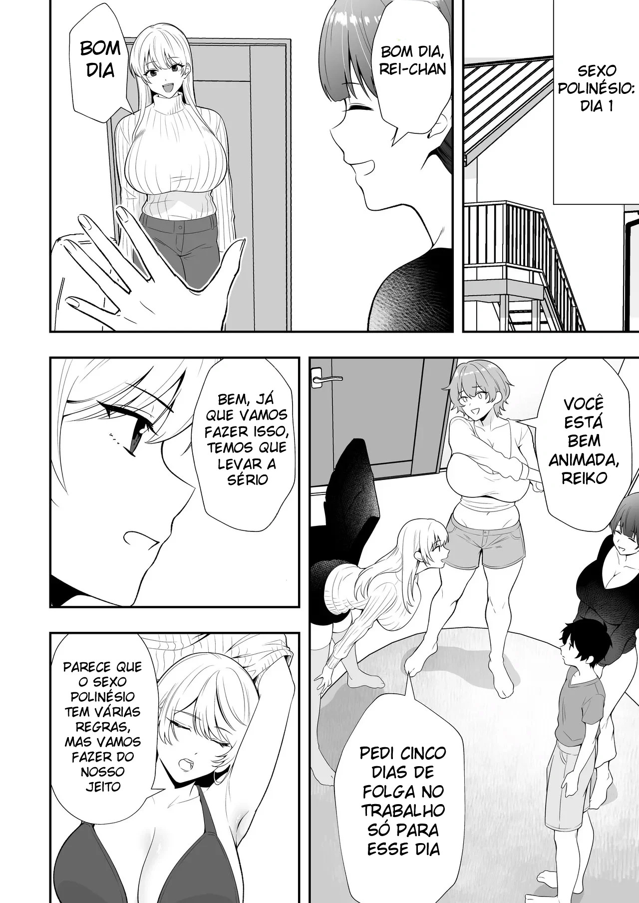 Harém de Mães 3 ~ Sexo Doce e Carinhoso de Uniforme com as Mães Que Eu Amo ~ - Foto 12