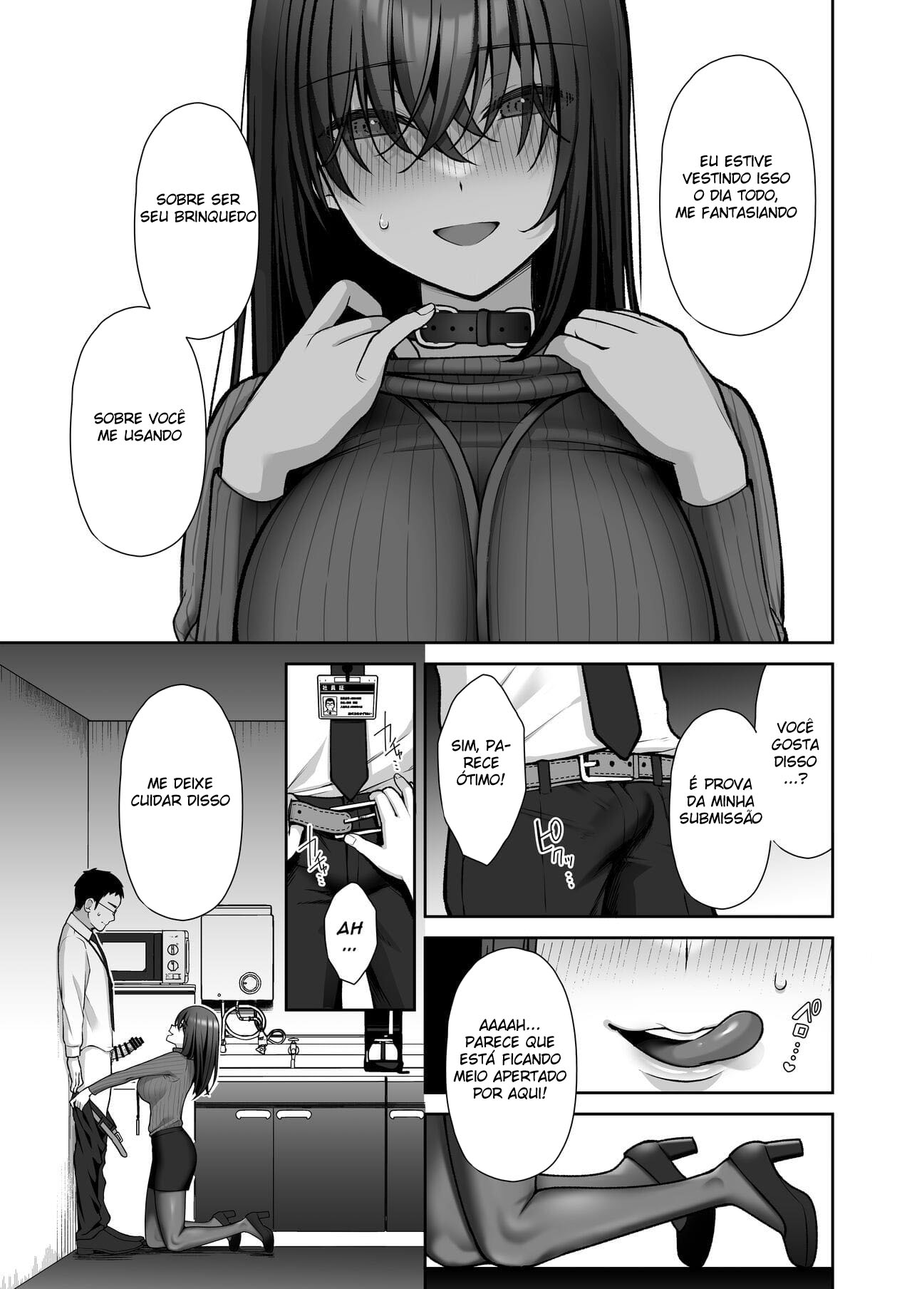 Treinamento Masoquista de Onahole ás Escondidas Com Minha Secretária 2 - Foto 21