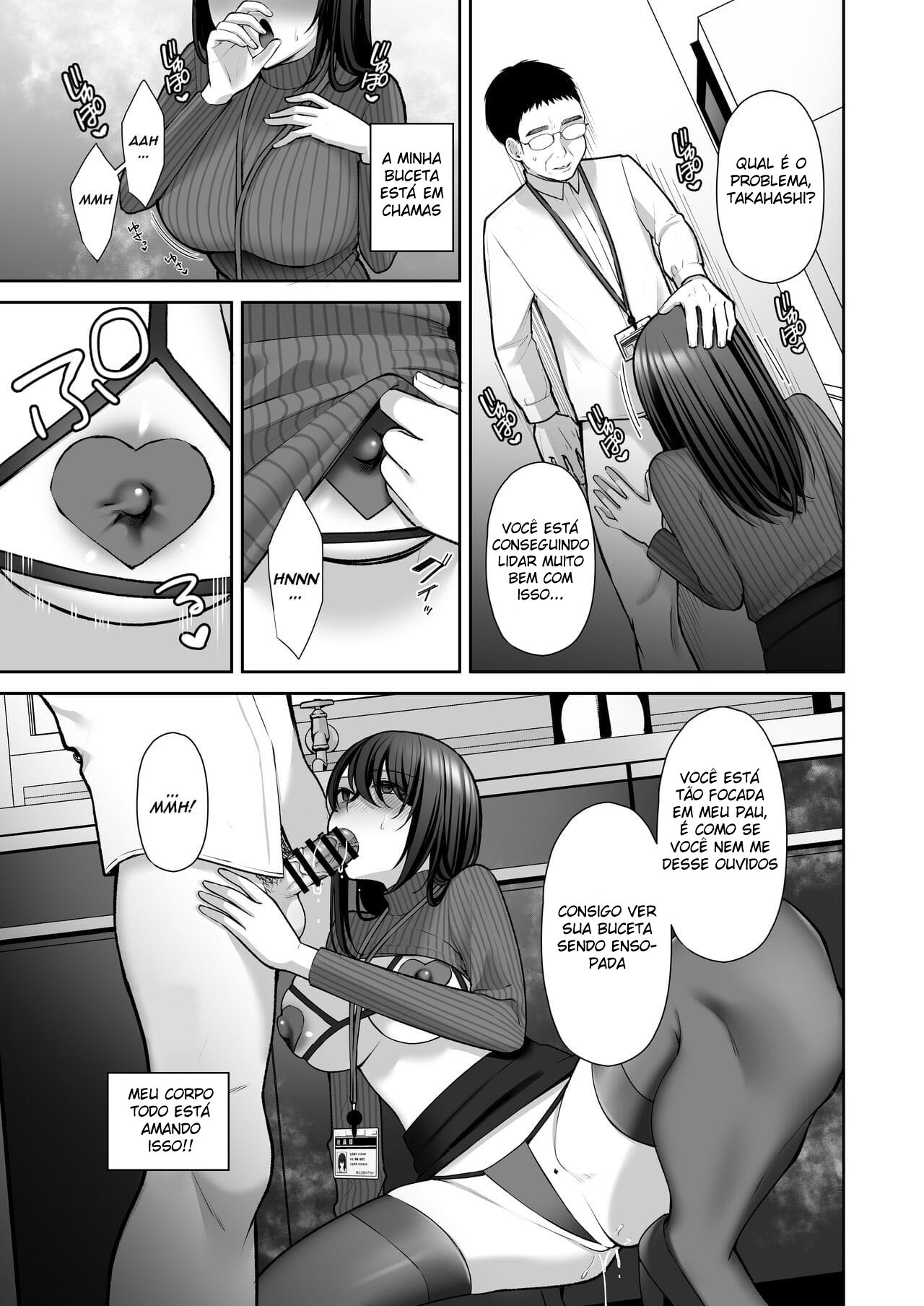 Treinamento Masoquista de Onahole ás Escondidas Com Minha Secretária 2 - Foto 23
