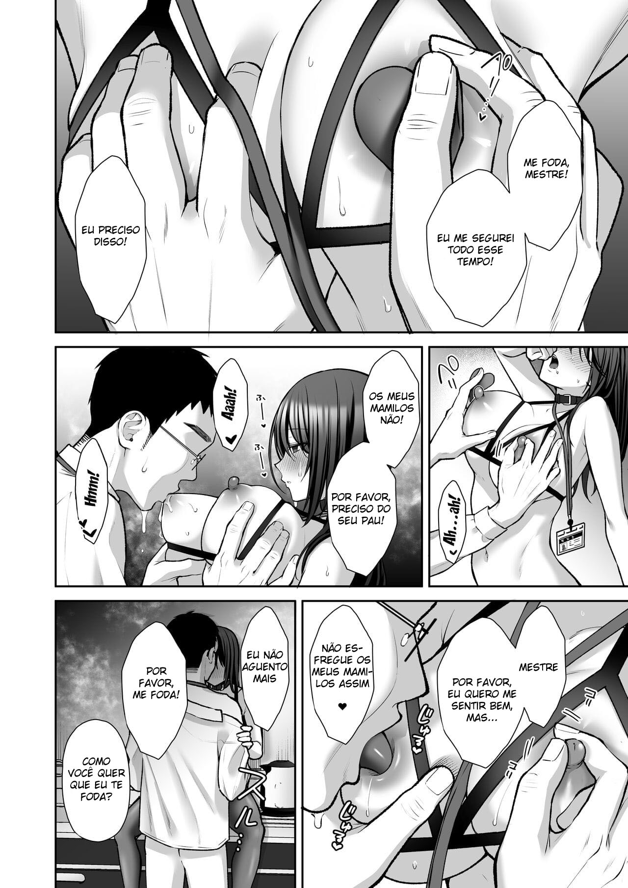 Treinamento Masoquista de Onahole ás Escondidas Com Minha Secretária 2 - Foto 28