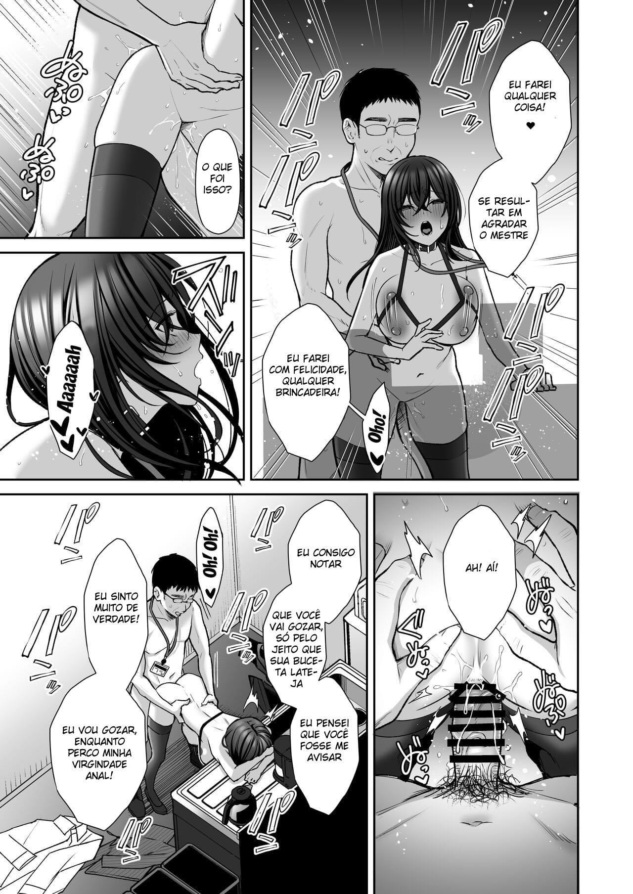 Treinamento Masoquista de Onahole ás Escondidas Com Minha Secretária 2 - Foto 35