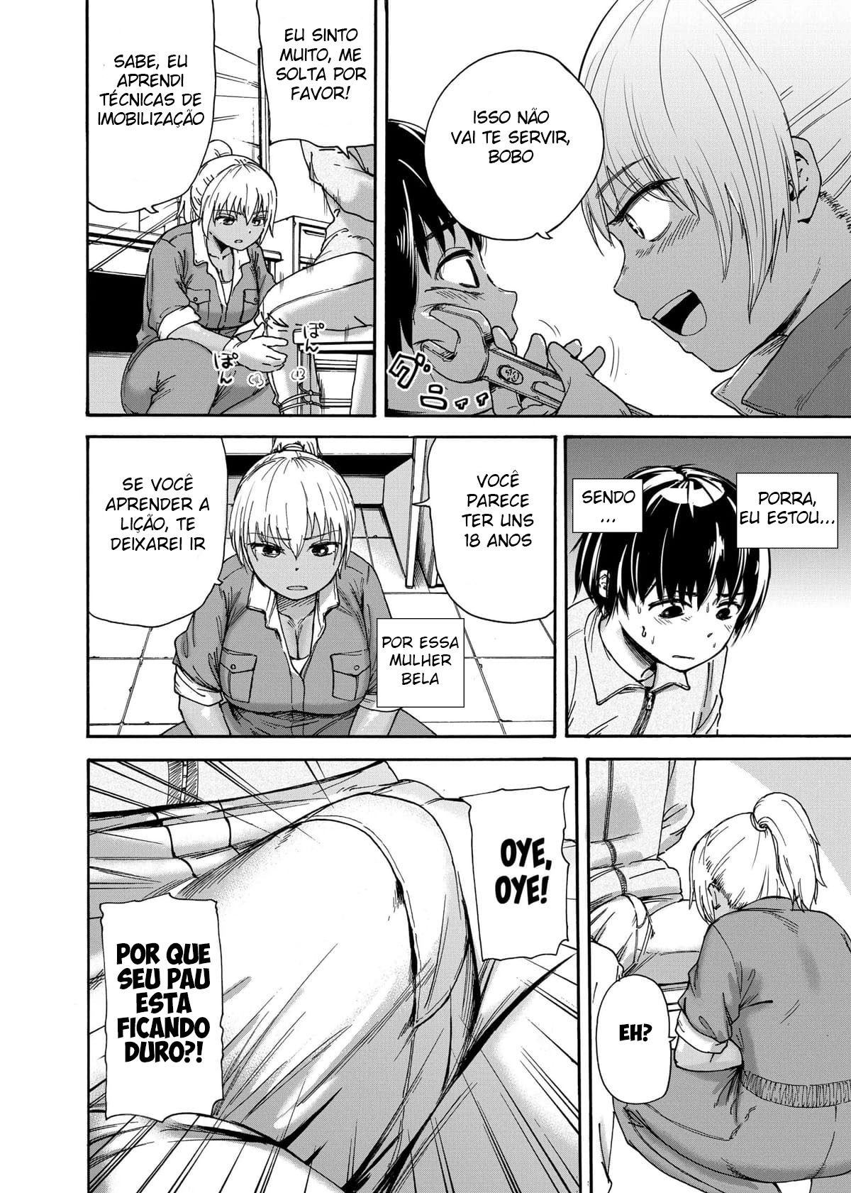 Uma Gyaru de Macacão Tirando a Virgindade Como Punição. - Foto 5