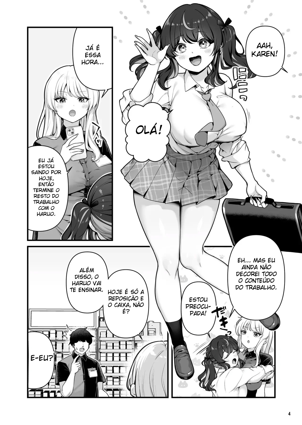 Fiz Um Sexo Selvagem Com Uma Gyaru Peituda Que Trabalhava Meio Período! 3 - Foto 6