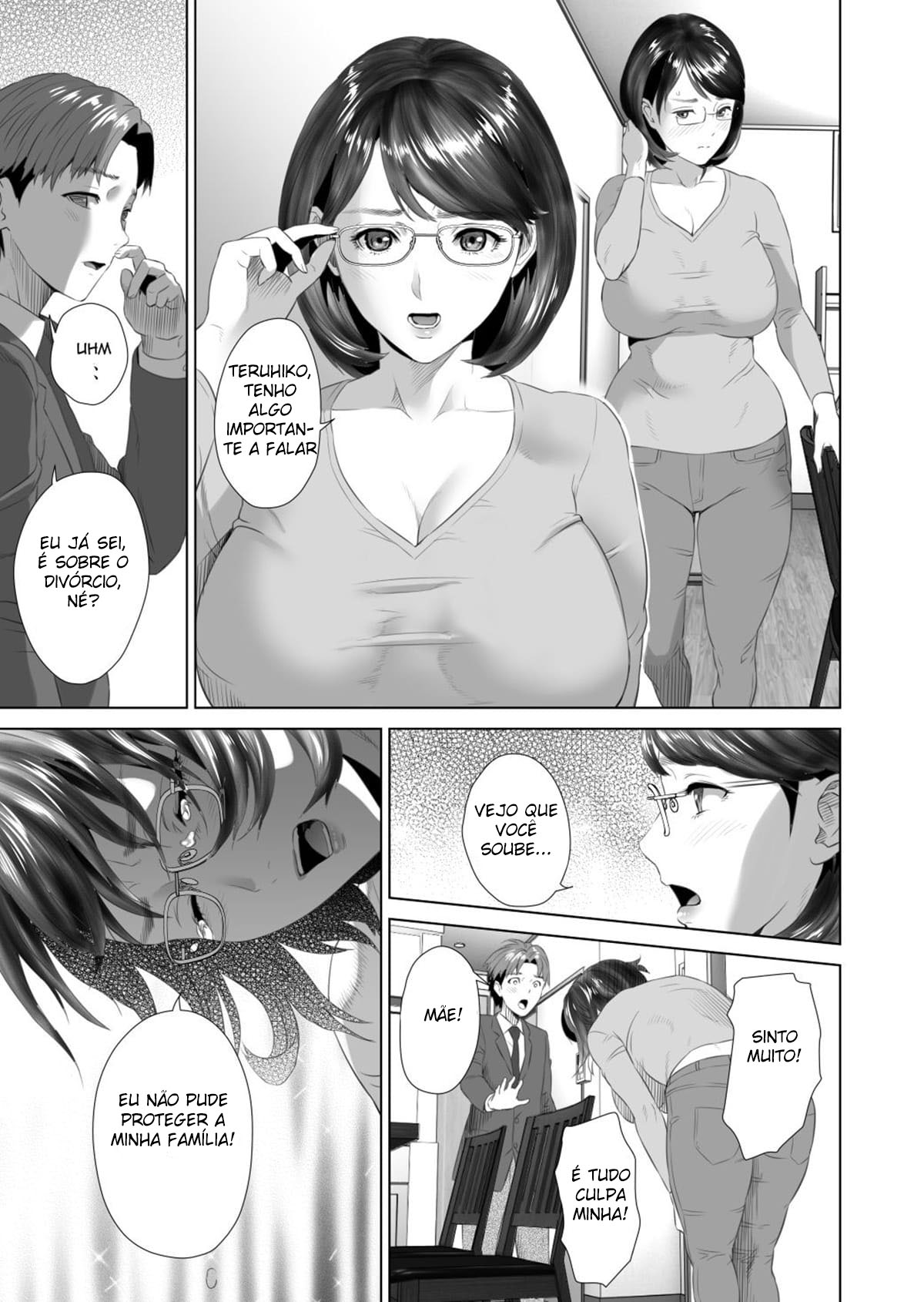 Sedução da Vizinhança ~ Teruhiko e Sua Mãe, Parte Final ~ - Foto 67