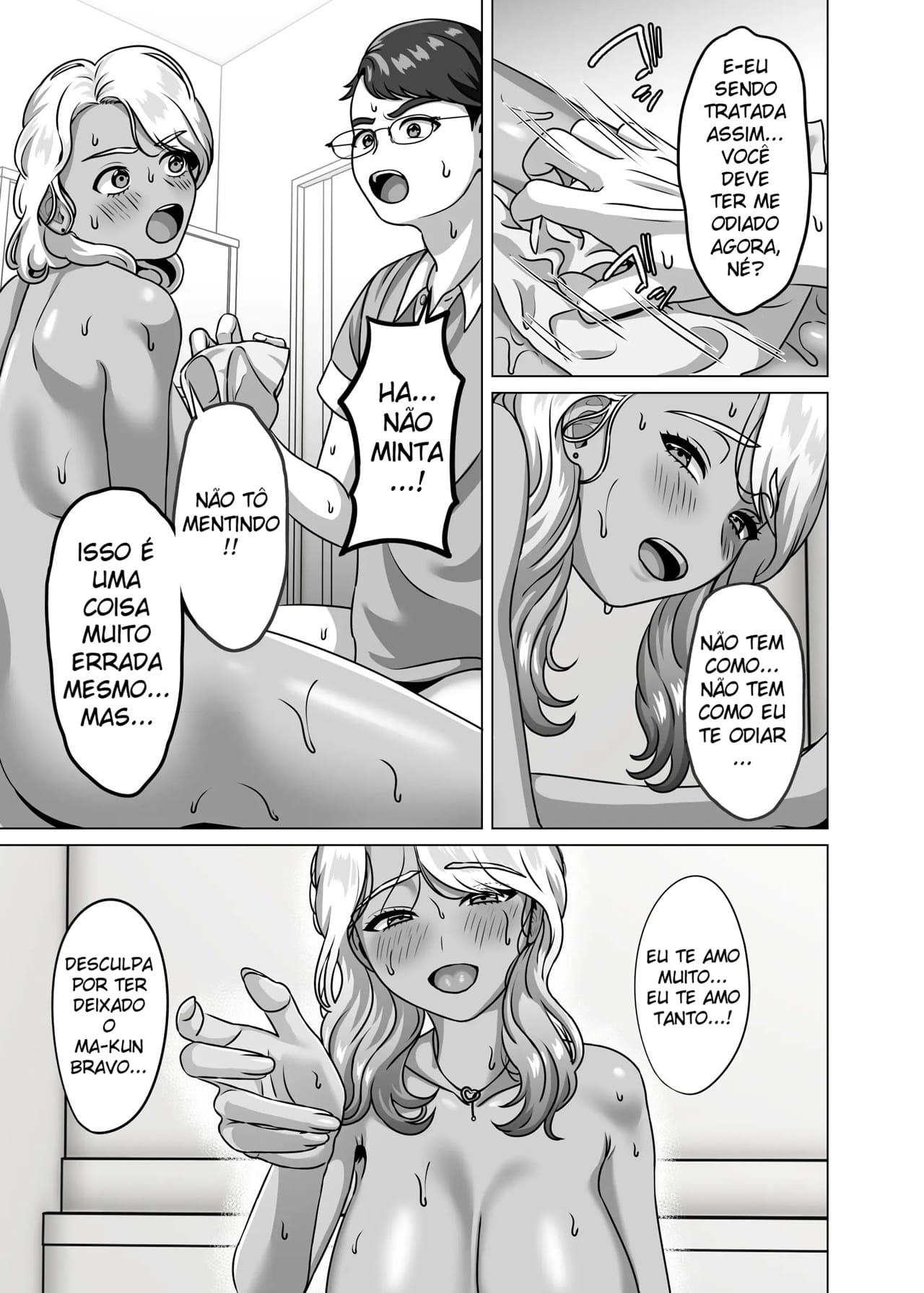 O Filho Que Nutre Os Desejos Sexuais de Sua Mãe Solteira Gyaru - Foto 14