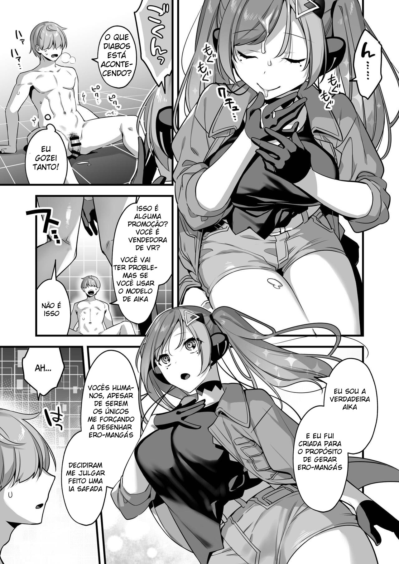 A Vingança da Ia de Mangá Erótico ~ Foda Reversa para Fazer a Humanidade Aprender a Lição ~ - Foto 15