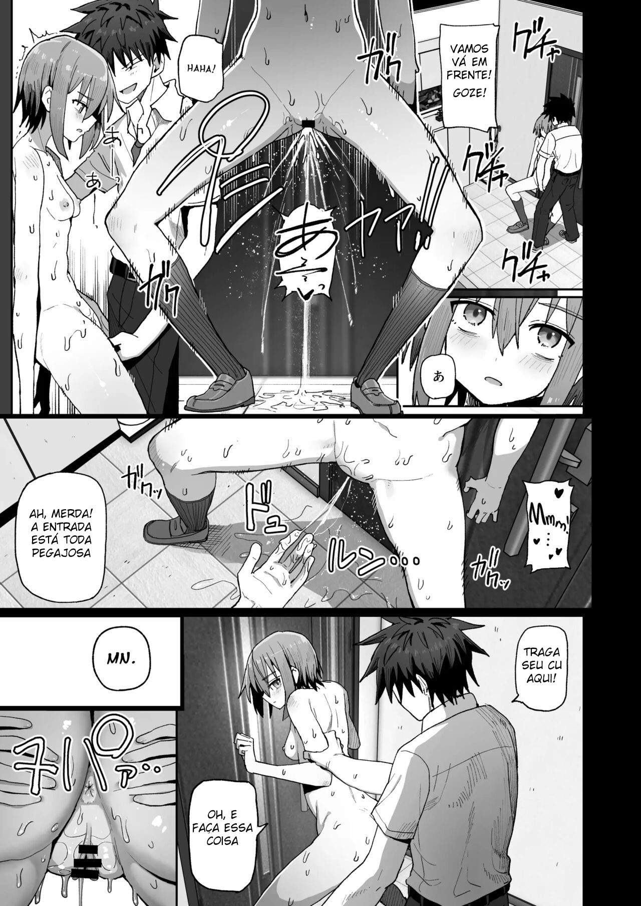 Por Favor, Não me Deixe Ir ~Acabei Me Apaixonando Pela Minha Amiga de Inf*** Onahole~ - Foto 20