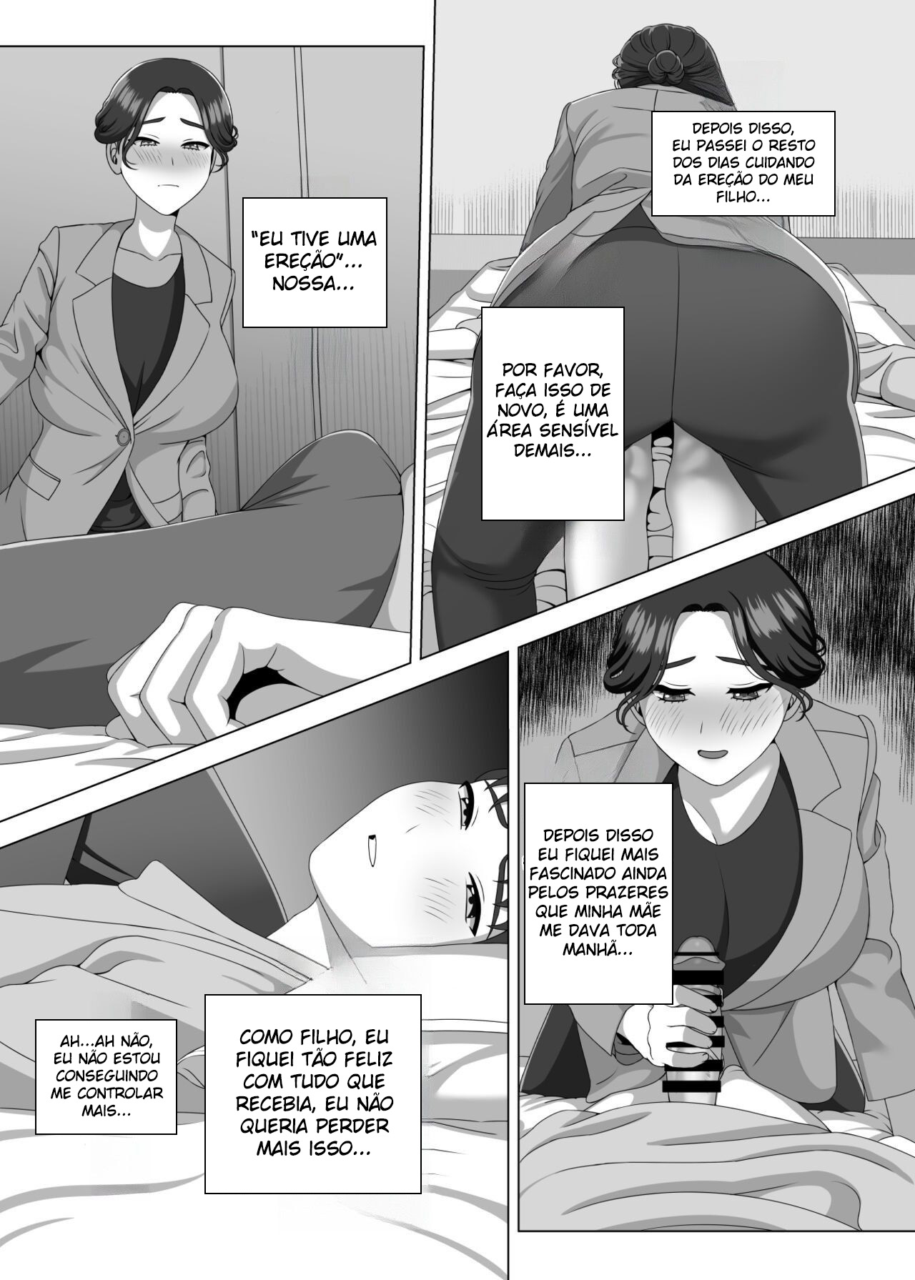 Uma Mãe Fica Excitada Com a Ereção Matinal do Filho - Foto 20