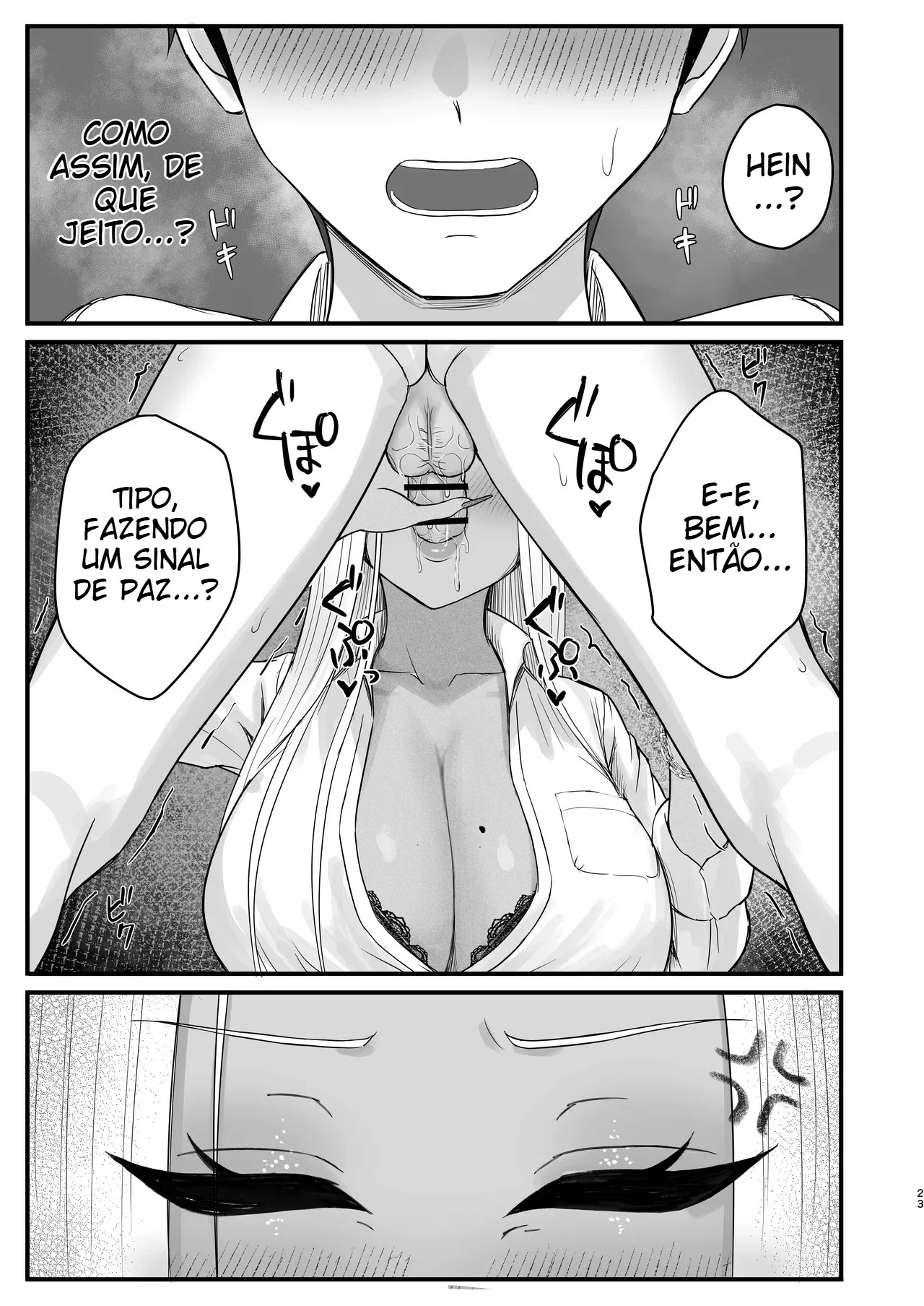 Minha Amiga Gyaru Que No Fundo Cede Fácil à Insistência - Foto 20