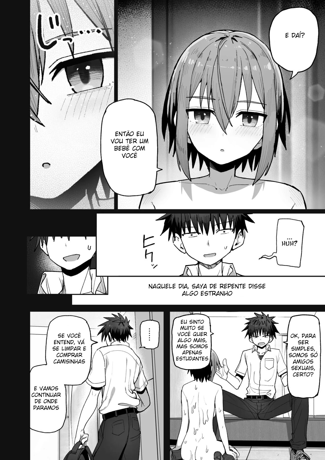 Por Favor, Não me Deixe Ir ~Acabei Me Apaixonando Pela Minha Amiga de Inf*** Onahole~ - Foto 27