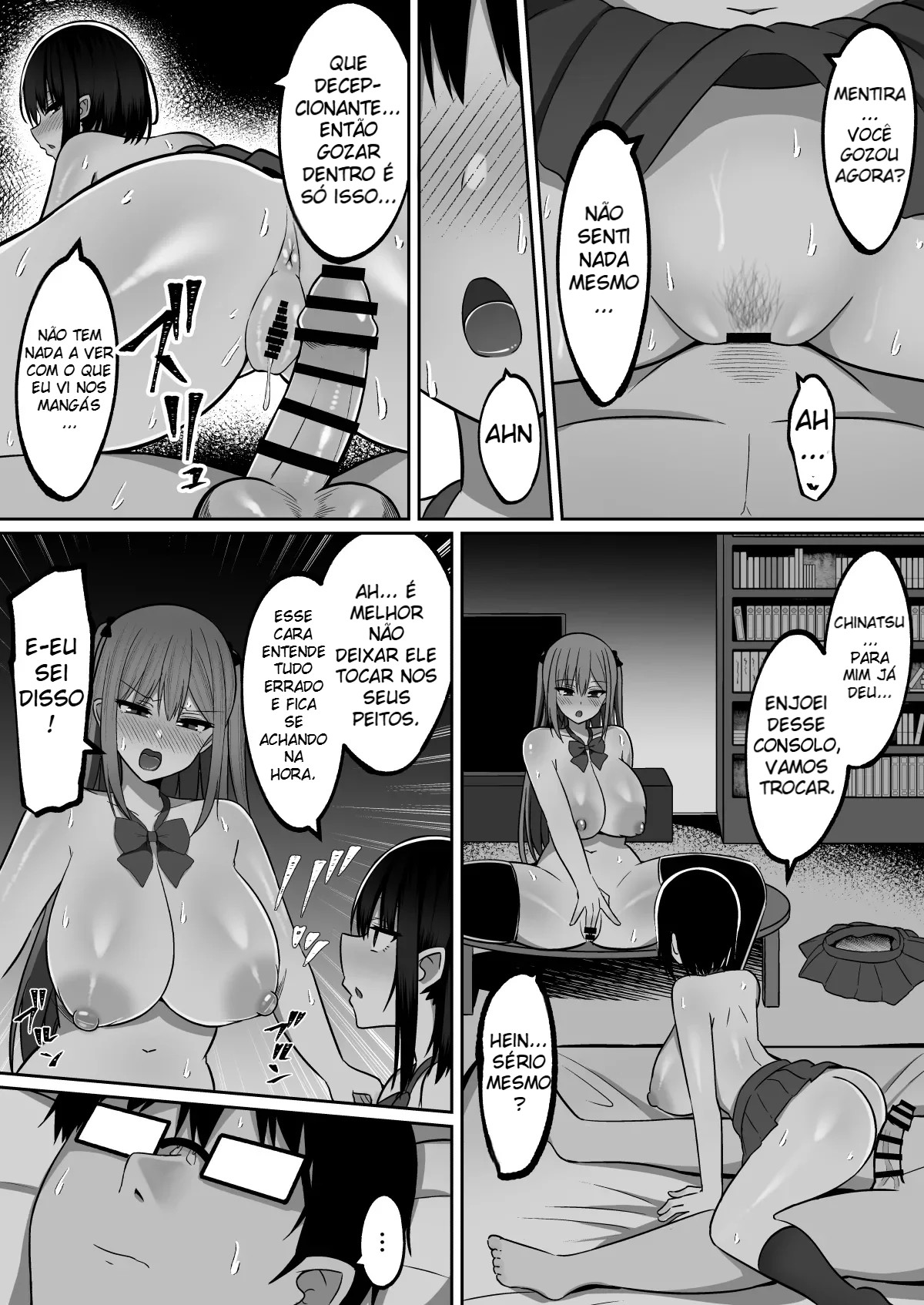Irmãs Gyaru de Repente ~ A História de Emprestar Meu Pau para Irmãs Gyaru Que Ganhei por Causa do Novo Casamento do Meus Pai ~ - Foto 29