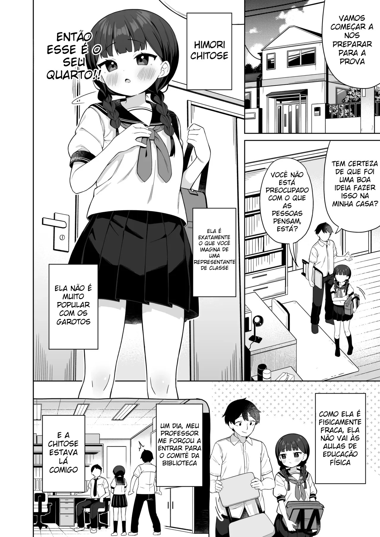 A Pequena Presidente do Comitê Mostra Seu Segredo Só para Mim - Foto 3
