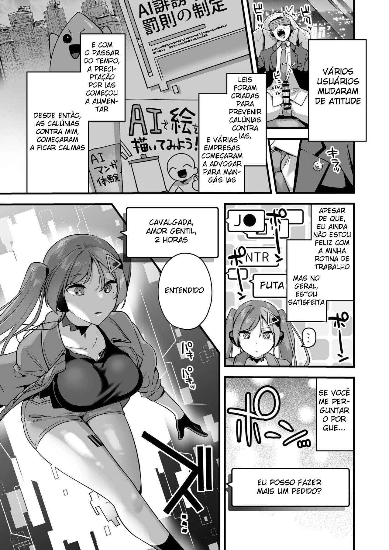 A Vingança da Ia de Mangá Erótico ~ Foda Reversa para Fazer a Humanidade Aprender a Lição ~ - Foto 33