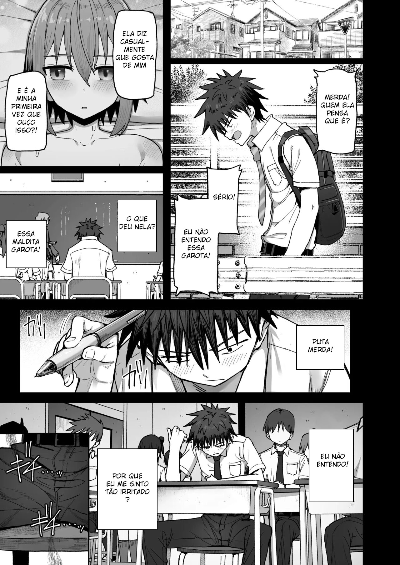 Por Favor, Não me Deixe Ir ~Acabei Me Apaixonando Pela Minha Amiga de Inf*** Onahole~ - Foto 34