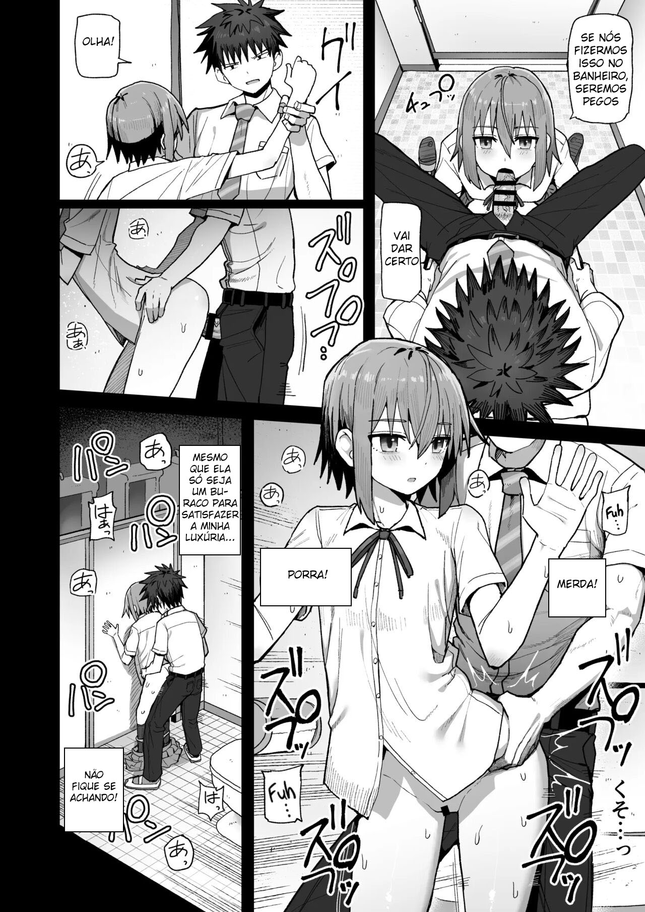 Por Favor, Não me Deixe Ir ~Acabei Me Apaixonando Pela Minha Amiga de Inf*** Onahole~ - Foto 35
