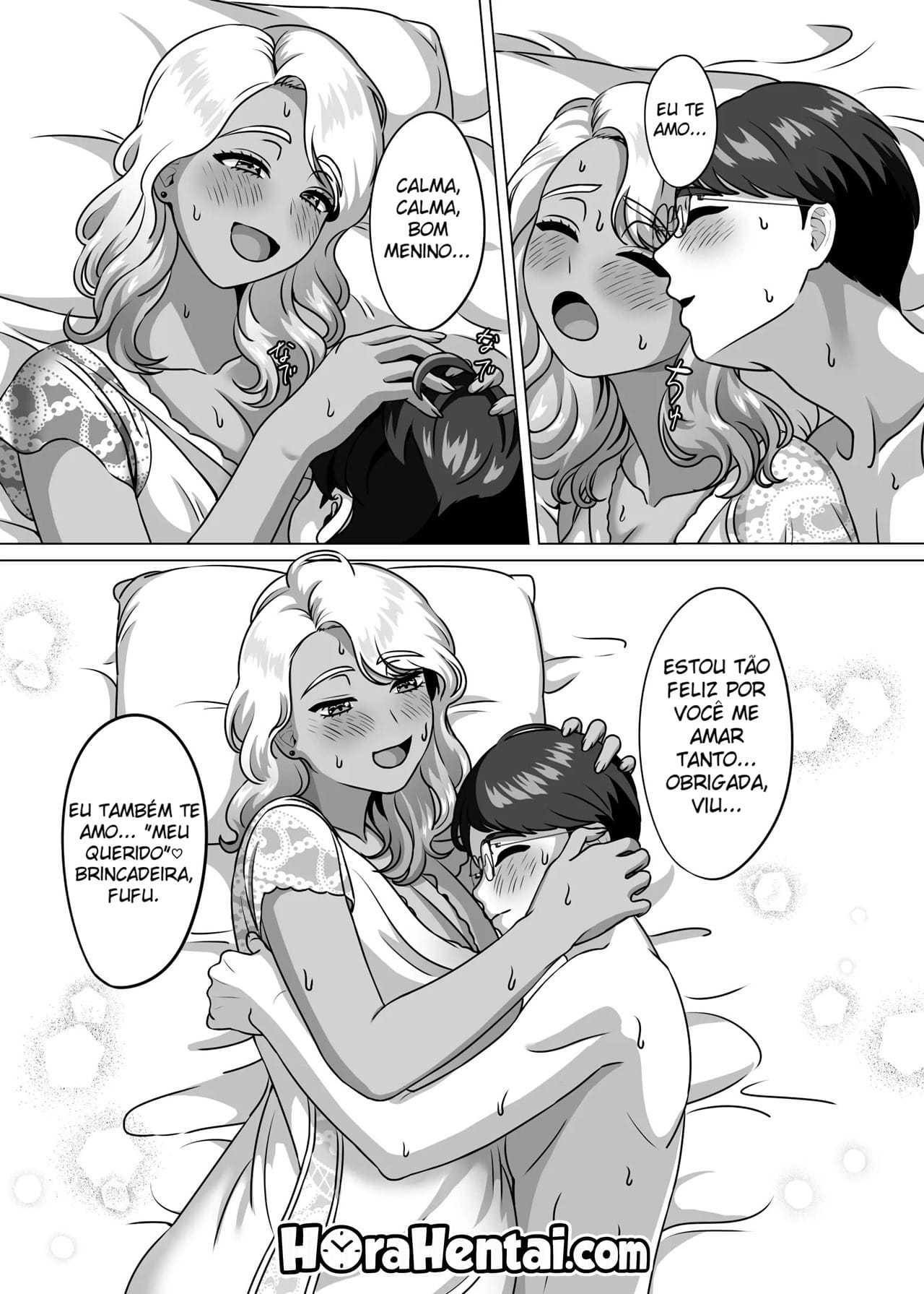 O Filho Que Nutre Os Desejos Sexuais de Sua Mãe Solteira Gyaru - Foto 36