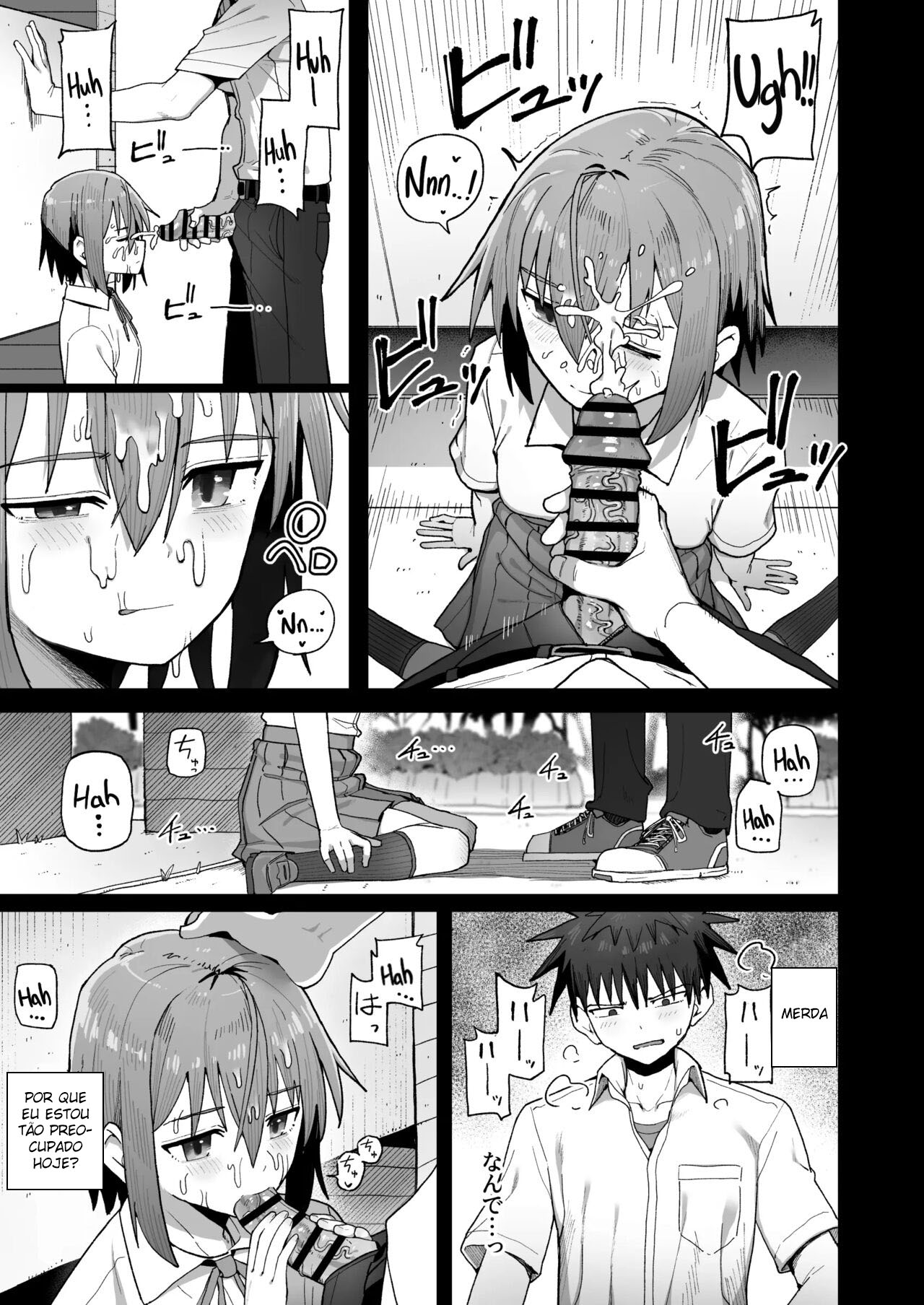 Por Favor, Não me Deixe Ir ~Acabei Me Apaixonando Pela Minha Amiga de Inf*** Onahole~ - Foto 38