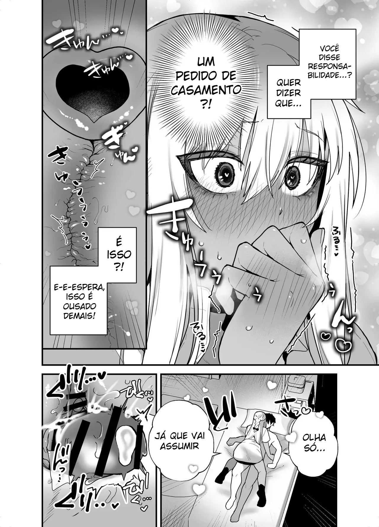 Retribuição da Gyaru: O Trabalhador Que Salvou Uma Gyaru Peituda de Um Rebelde E Acabou Tendo Um Romance Puro Com Ela - Foto 41