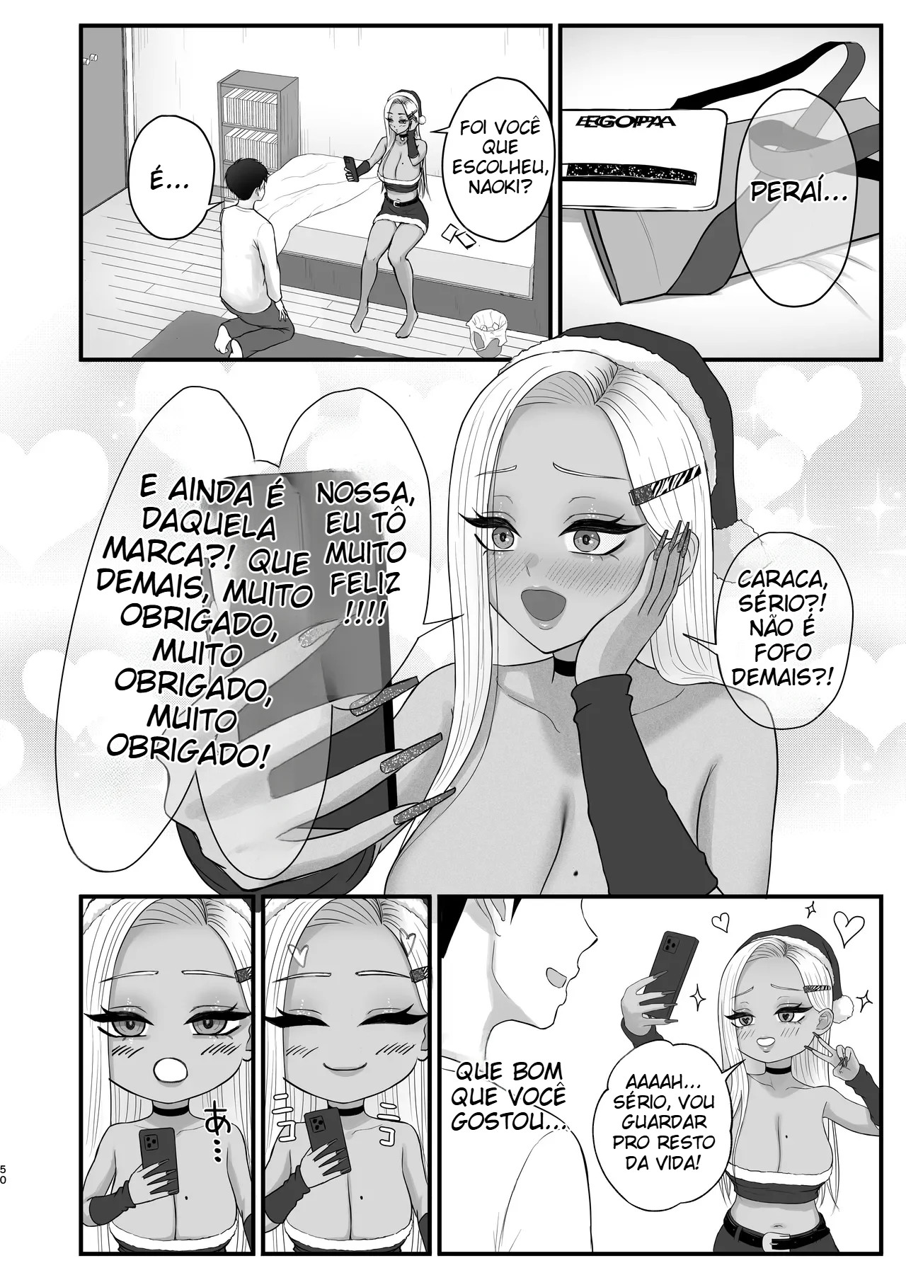 Minha Amiga Gyaru Que No Fundo Cede Fácil à Insistência - Foto 47