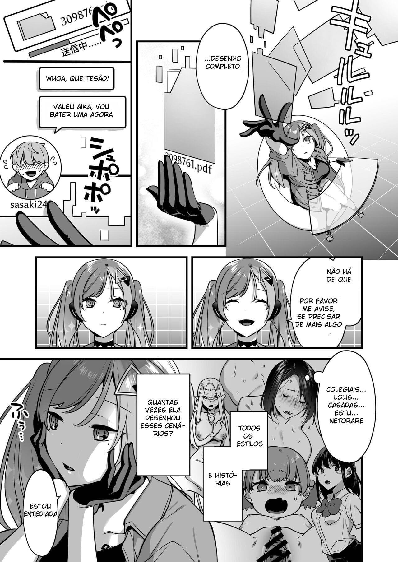 A Vingança da Ia de Mangá Erótico ~ Foda Reversa para Fazer a Humanidade Aprender a Lição ~ - Foto 5