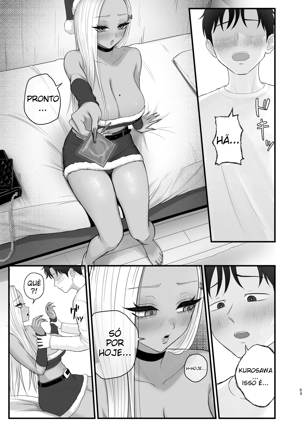 Minha Amiga Gyaru Que No Fundo Cede Fácil à Insistência - Foto 50