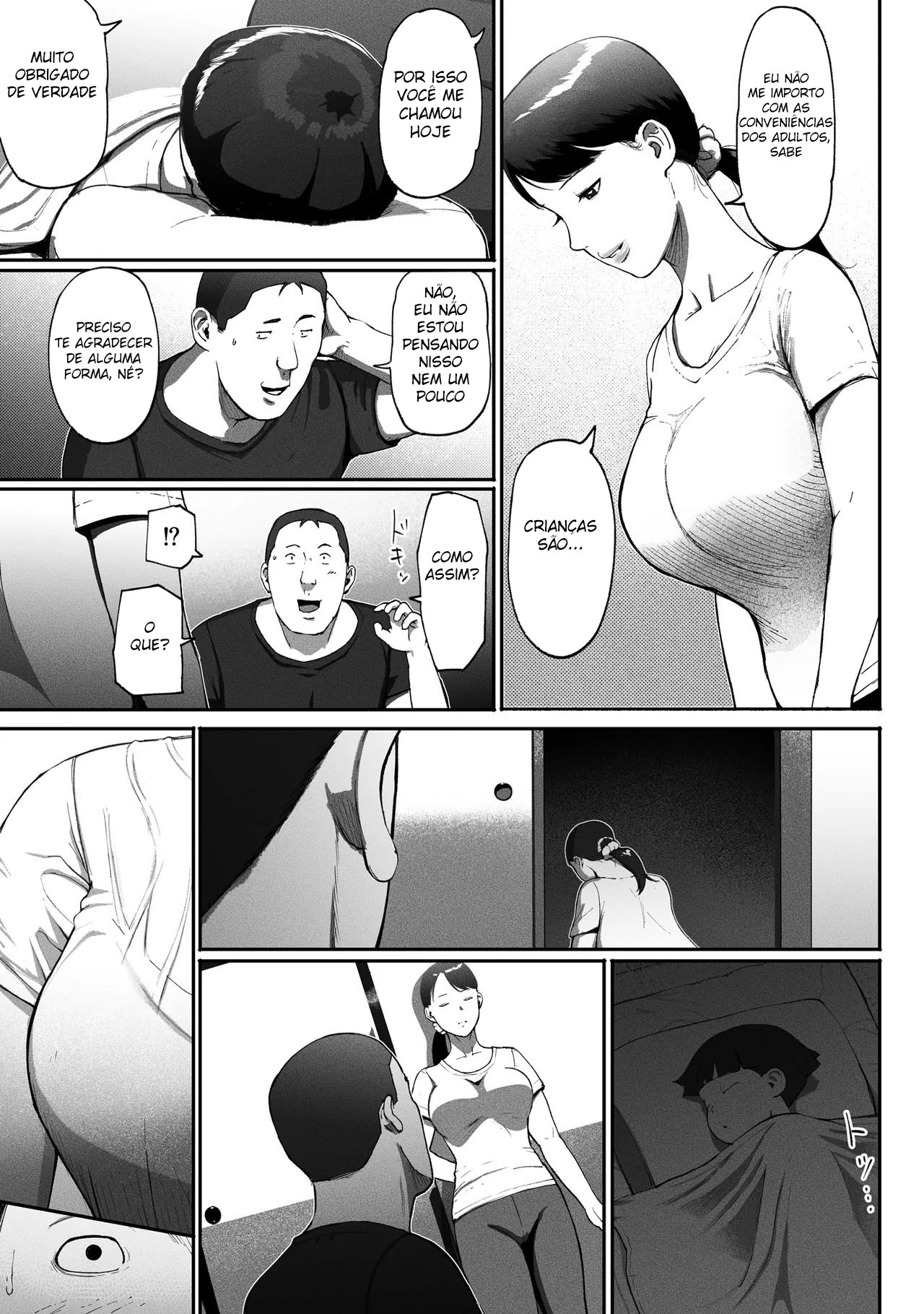 Mãe Solteira Fazendo Sexo Compensado ~ Acabei Encontrando A Novata do Trabalho No Aplicativo ~ - Foto 52
